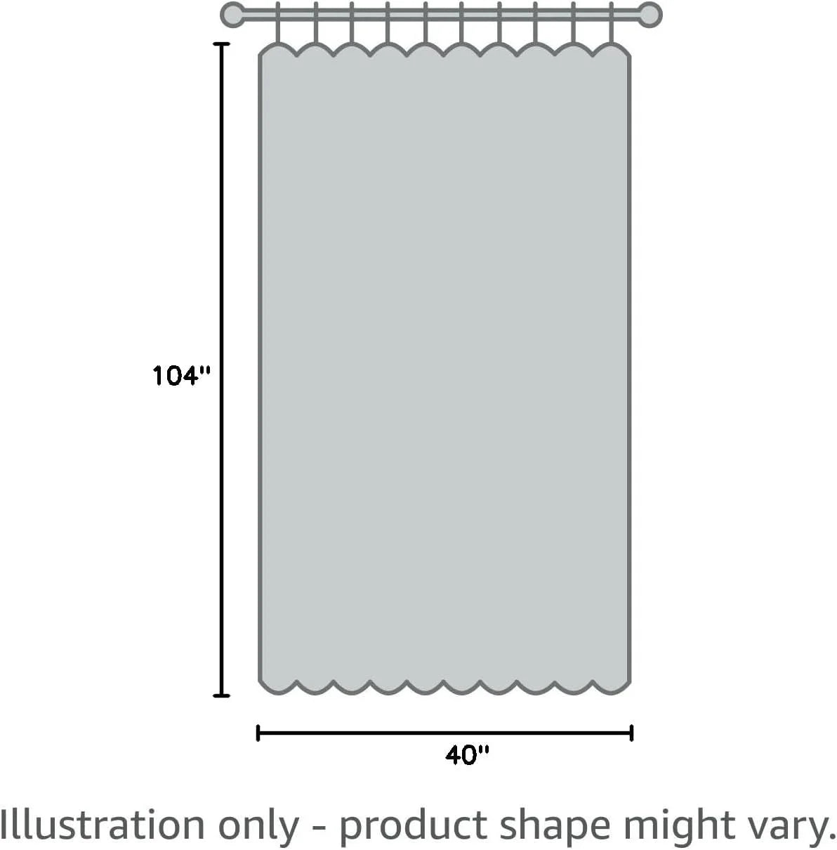 Natural Color/Cream Ivory Linen Blend 104 Inch Blackout Curtains Linen Blend 2 Panels Burg,Pinch Pleated Window Drapes for Track System, Back Tab Heavy Duty Thermal Insulated Curtains with Hooks,Natural Color/Cream Ivory W40 x L104, Brand New condition - View 10