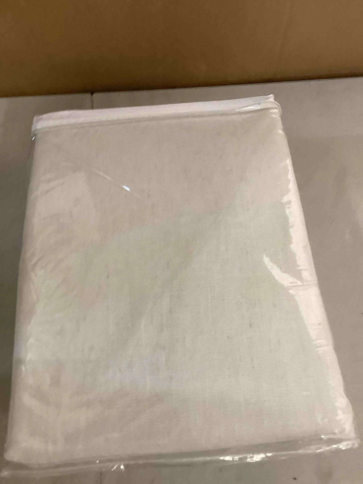 Natural Color/Cream Ivory Linen Blend 104 Inch Blackout Curtains Linen Blend 2 Panels Burg,Pinch Pleated Window Drapes for Track System, Back Tab Heavy Duty Thermal Insulated Curtains with Hooks,Natural Color/Cream Ivory W40 x L104, Brand New condition - View 3