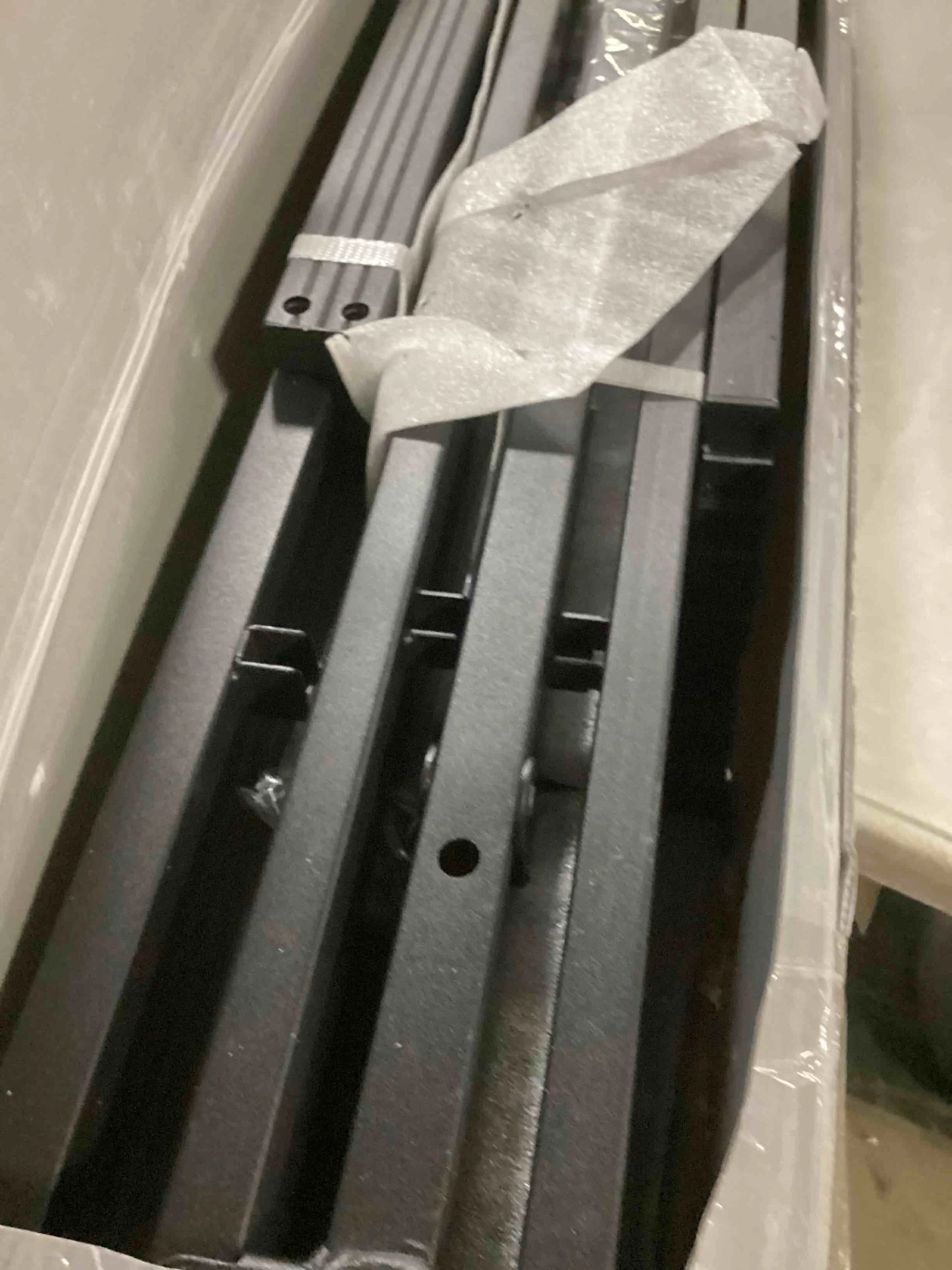 Black Metal 14 Inch High Platform Metal Queen Size Bed Frame, Queen Bed Frame no Box Spring Needed, Easy Assembly, Heavy Duty, Noise Free, Black, Good Condition condition - View 2