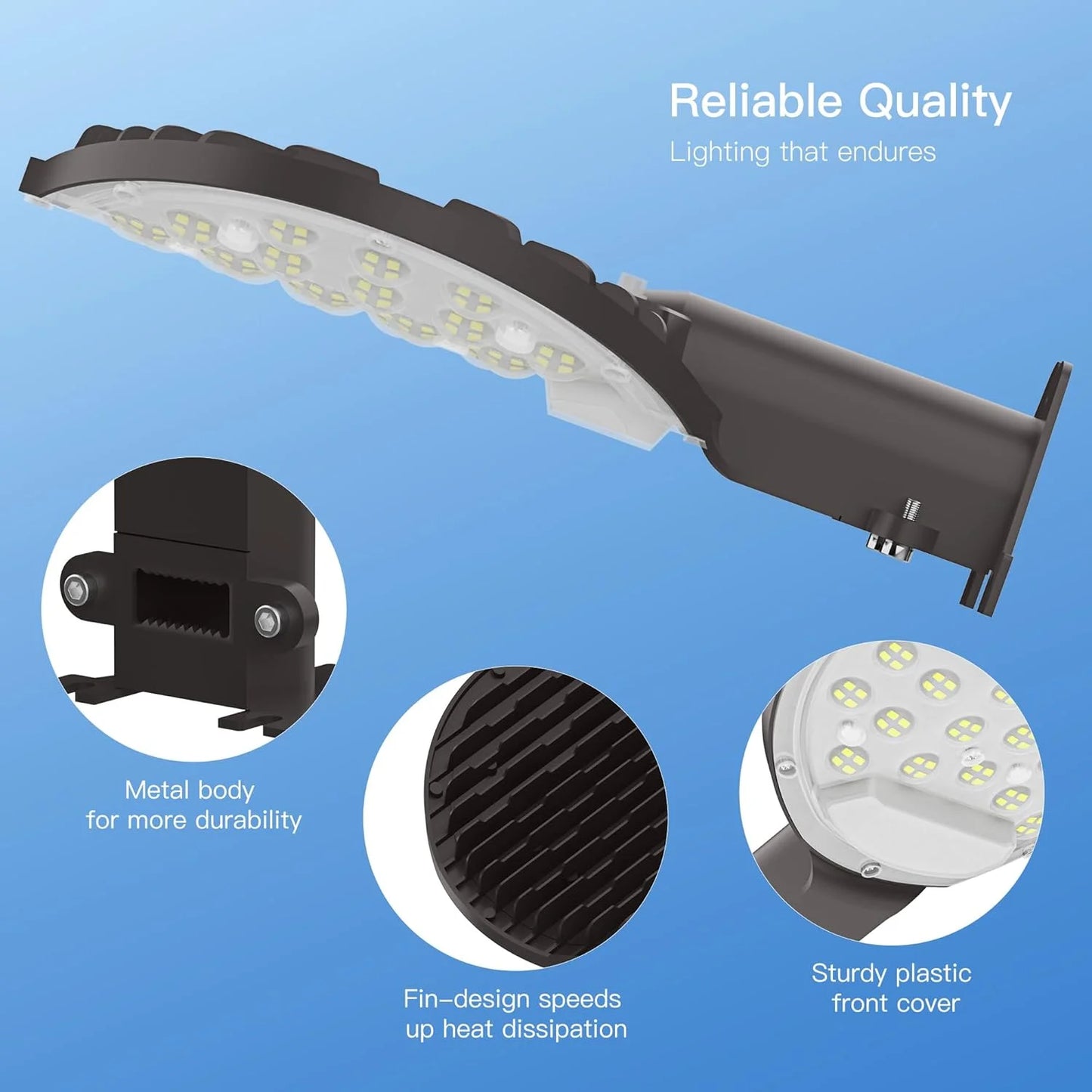 2-Pack LED Barn Light 150W, Outdoor Dusk to Dawn Area Lights - View 6