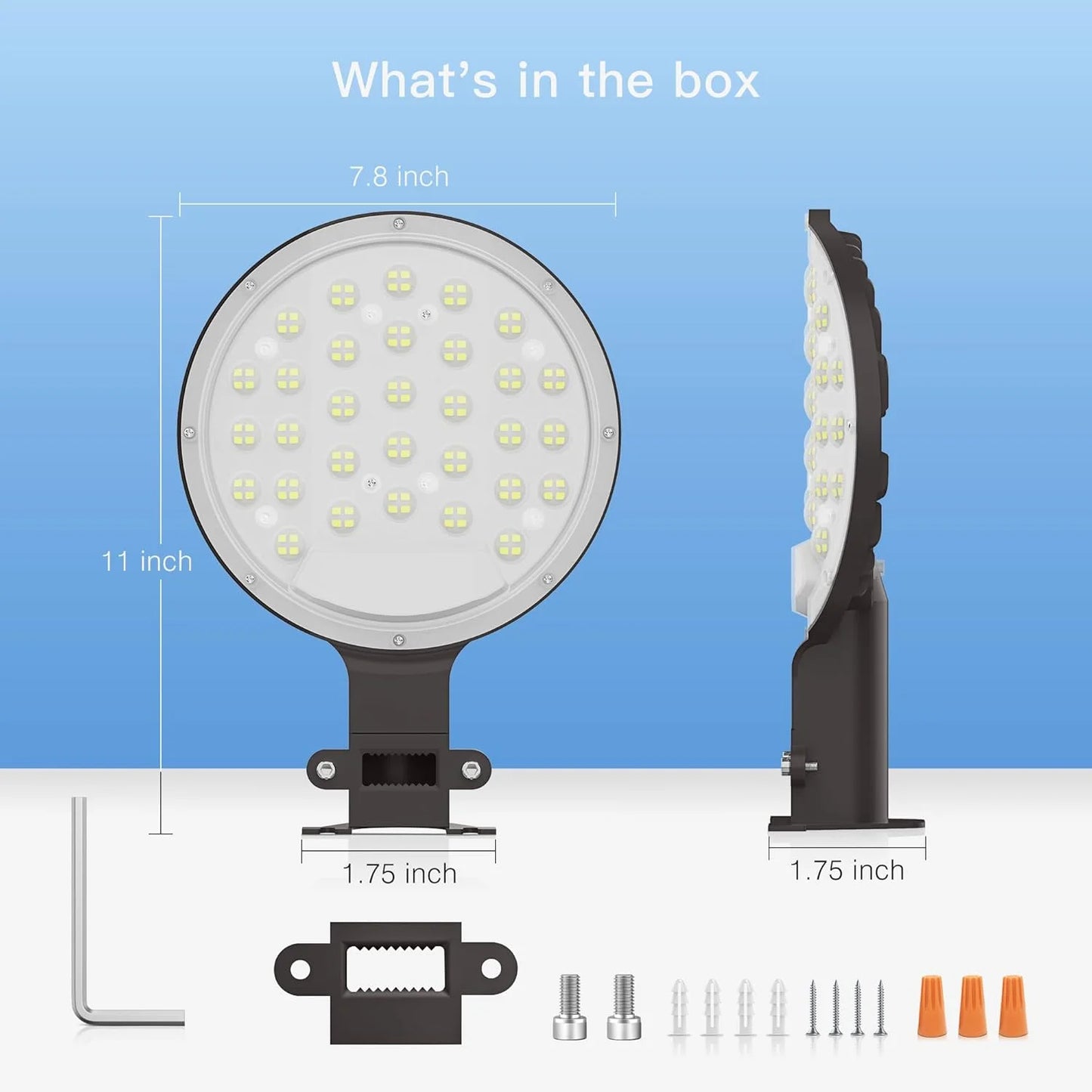 Black Aluminum 2-Pack LED Barn Light 150W, Outdoor Dusk to Dawn Area Lights With Photocell 15000LM 6500K Daylight IP65 Waterproof Street Lights for Farmhouse, Garage, Yard, Warehouse Security Lighting, Brand New condition - View 9