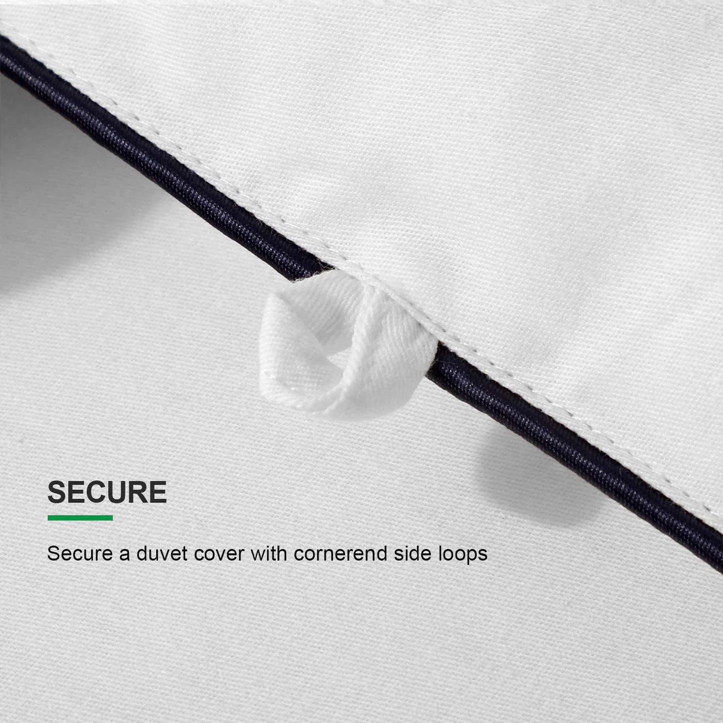 White 100% Cotton 2024 Premium Upgraded Uncompressed Bed Quilt All Season 100% Cotton Filled Comforter - Reversible Lightweight Soft Breathable Fluffy (White, Twin), As Is condition - View 6