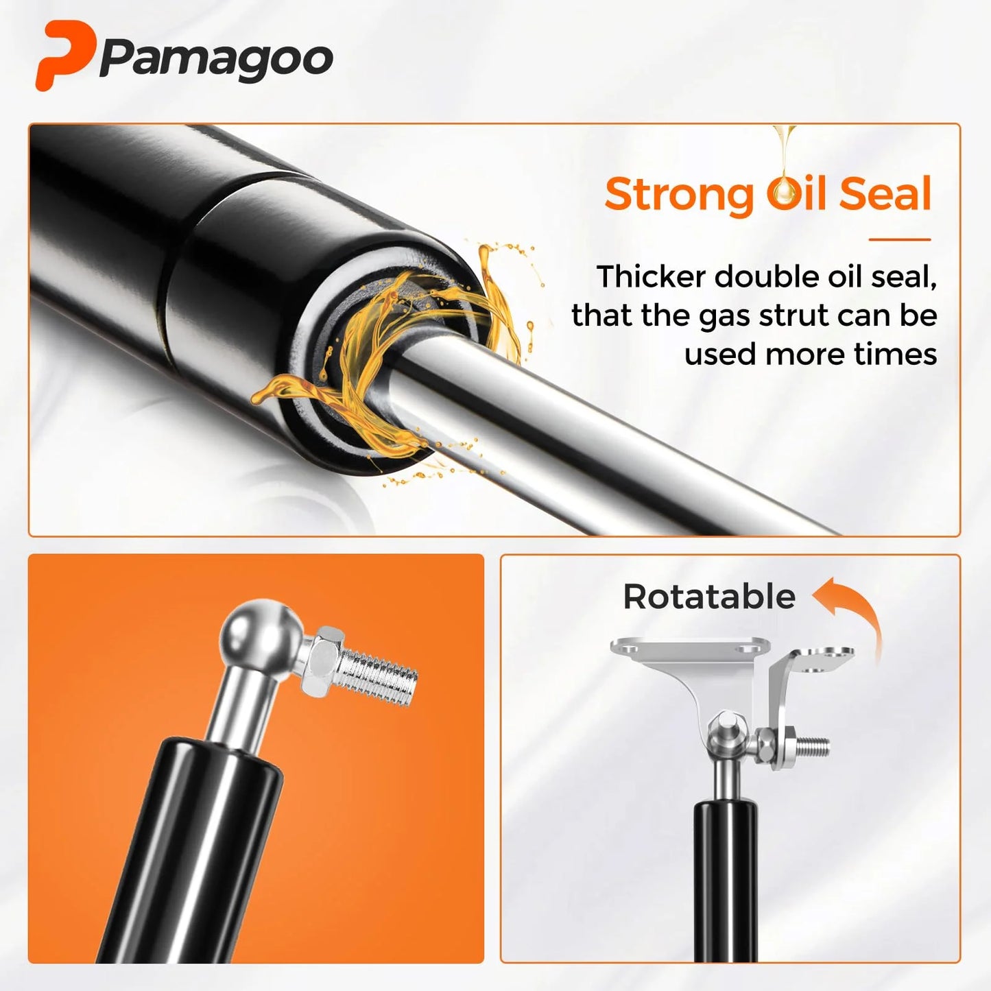 Gas Lift Struts for Heavy Lid - 23 Inch - View 8