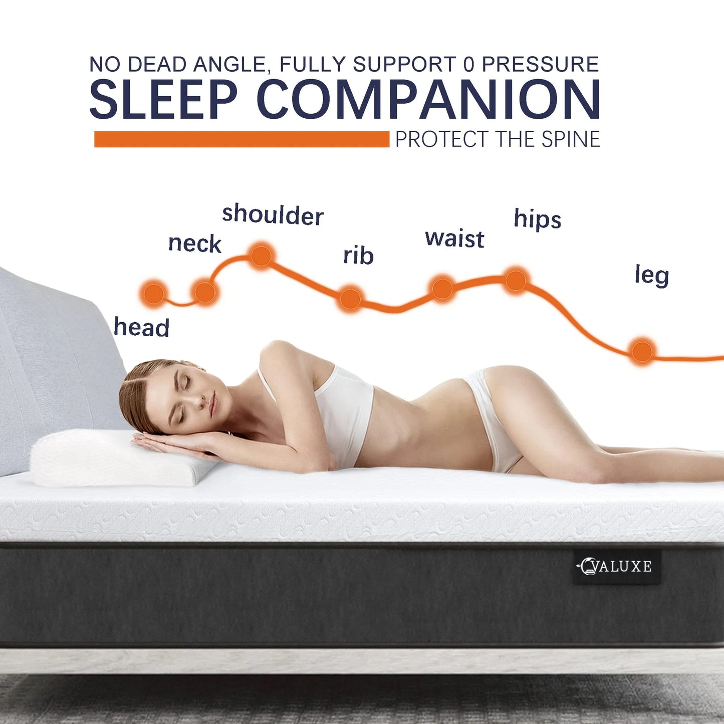 3 Inch Gel Memory Foam Mattress Topper - Queen Size - View 7