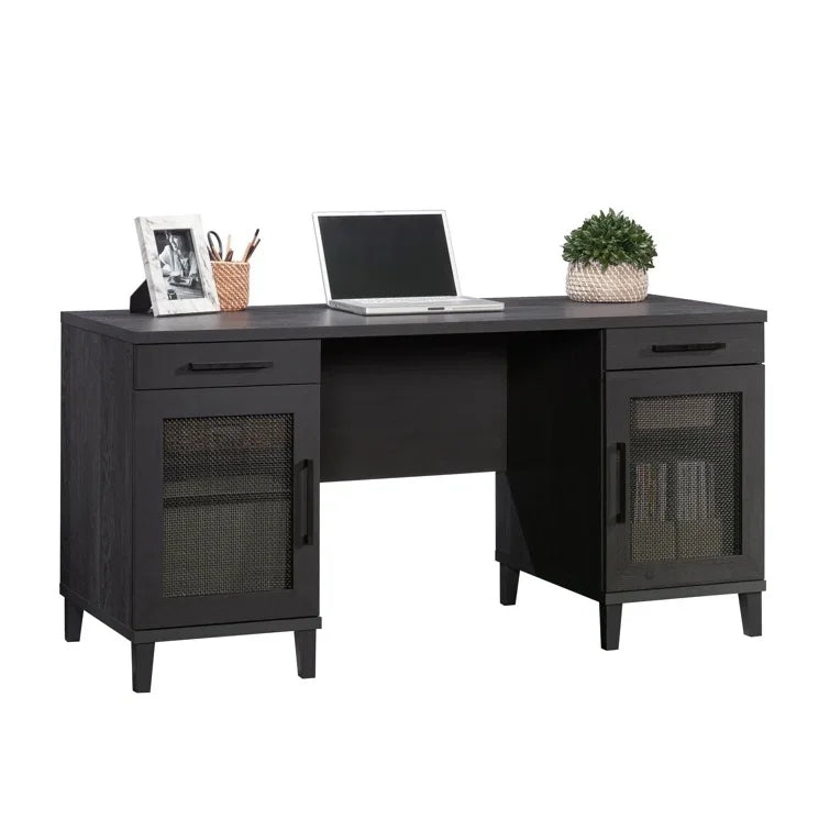 Espresso Wood Aldrik Desk, As Is condition - View 1
