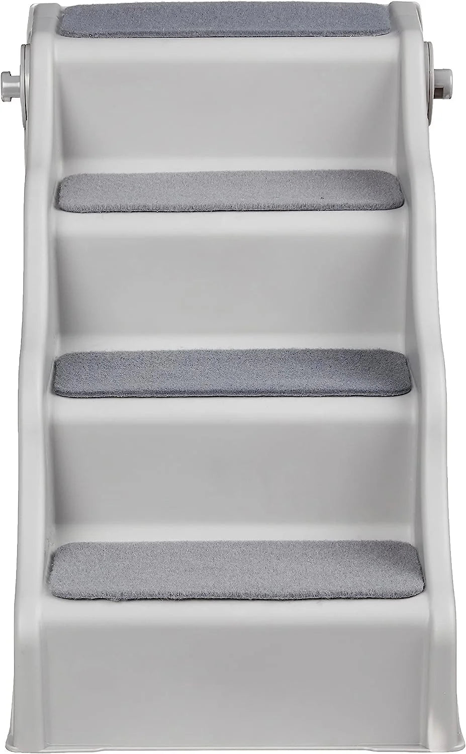 Grey Amazon Basics Foldable Non-Slip Steps for Dogs and Cats, Grey, 23.90" x 16.10" x 19.76", Good Condition condition - View 4
