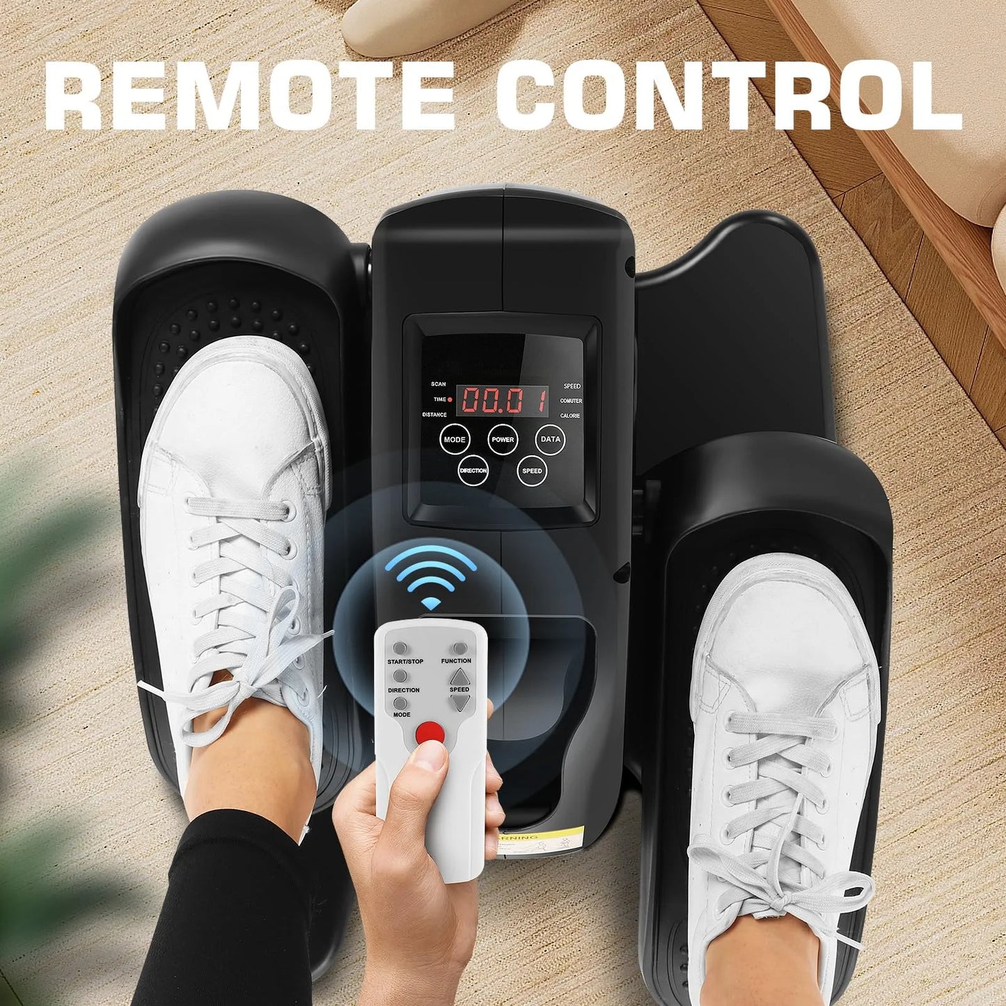 ANCHEER Under Desk Elliptical Machine - View 3