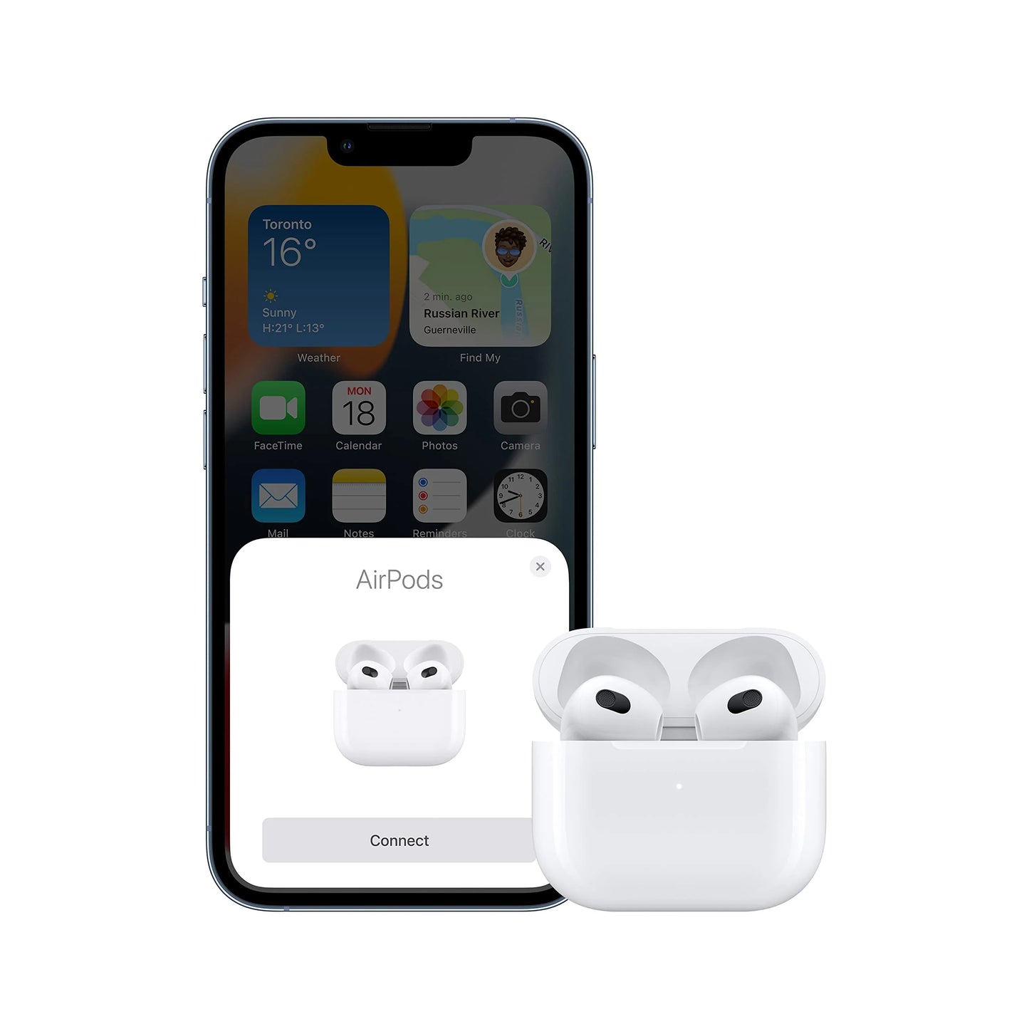 product Apple AirPods with Lightning Charging Case (3rd Generation) (Renewed), Good Condition condition - View 6