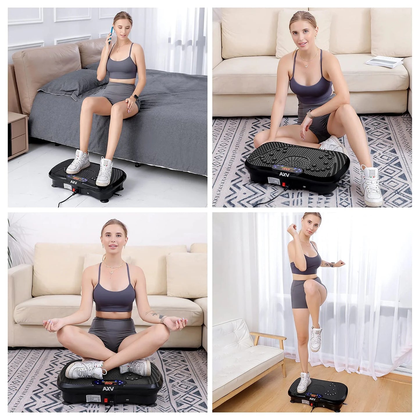 AXV Vibration Plate Fitness Platform Exercise Machine - View 8