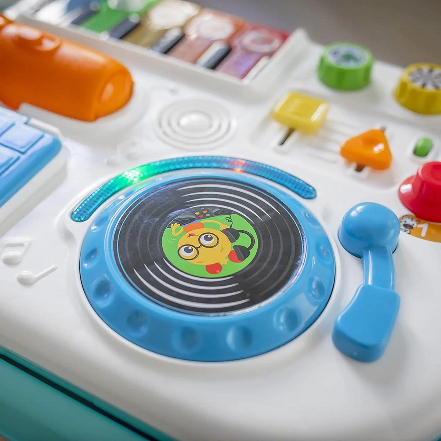 Multi-color Durable plastic Baby Einstein Musical Mix ‘N Roll 4-in-1 Push Walker, Activity Center, Toddler Table & Floor Toy, 100+ Songs & Phrases, DJ Station with Piano, As Is condition - View 11