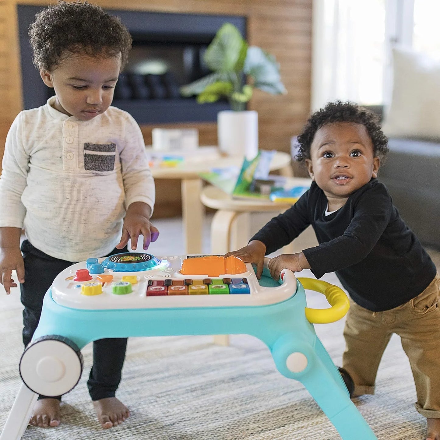 Multi-color Durable plastic Baby Einstein Musical Mix ‘N Roll 4-in-1 Push Walker, Activity Center, Toddler Table & Floor Toy, 100+ Songs & Phrases, DJ Station with Piano, As Is condition - View 18