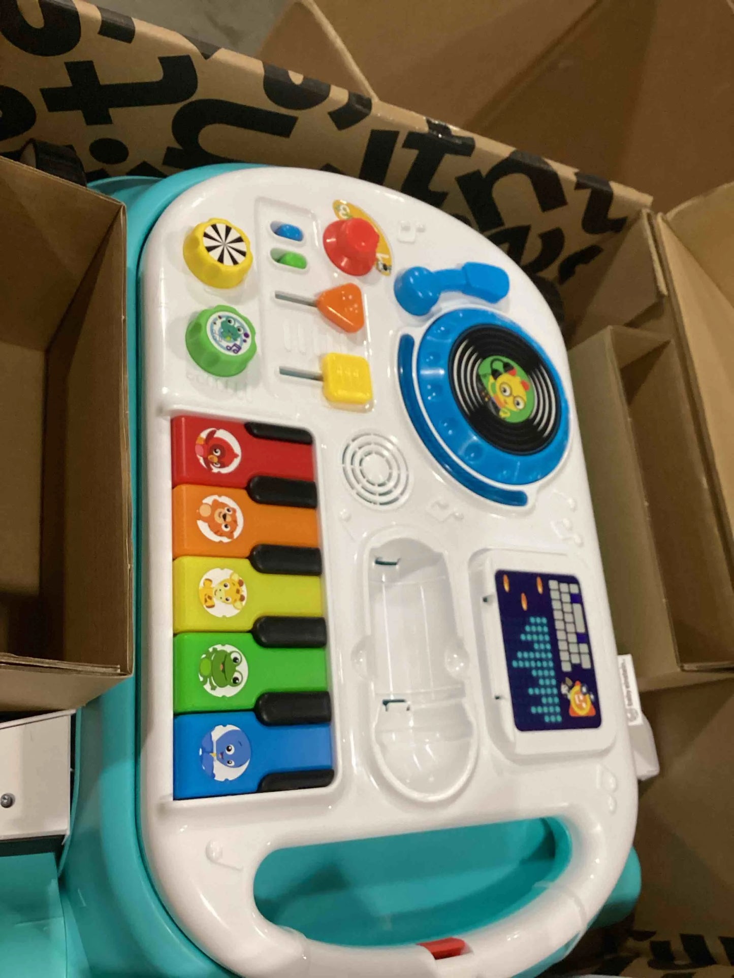 Multi-color Durable plastic Baby Einstein Musical Mix ‘N Roll 4-in-1 Push Walker, Activity Center, Toddler Table & Floor Toy, 100+ Songs & Phrases, DJ Station with Piano, As Is condition - View 2