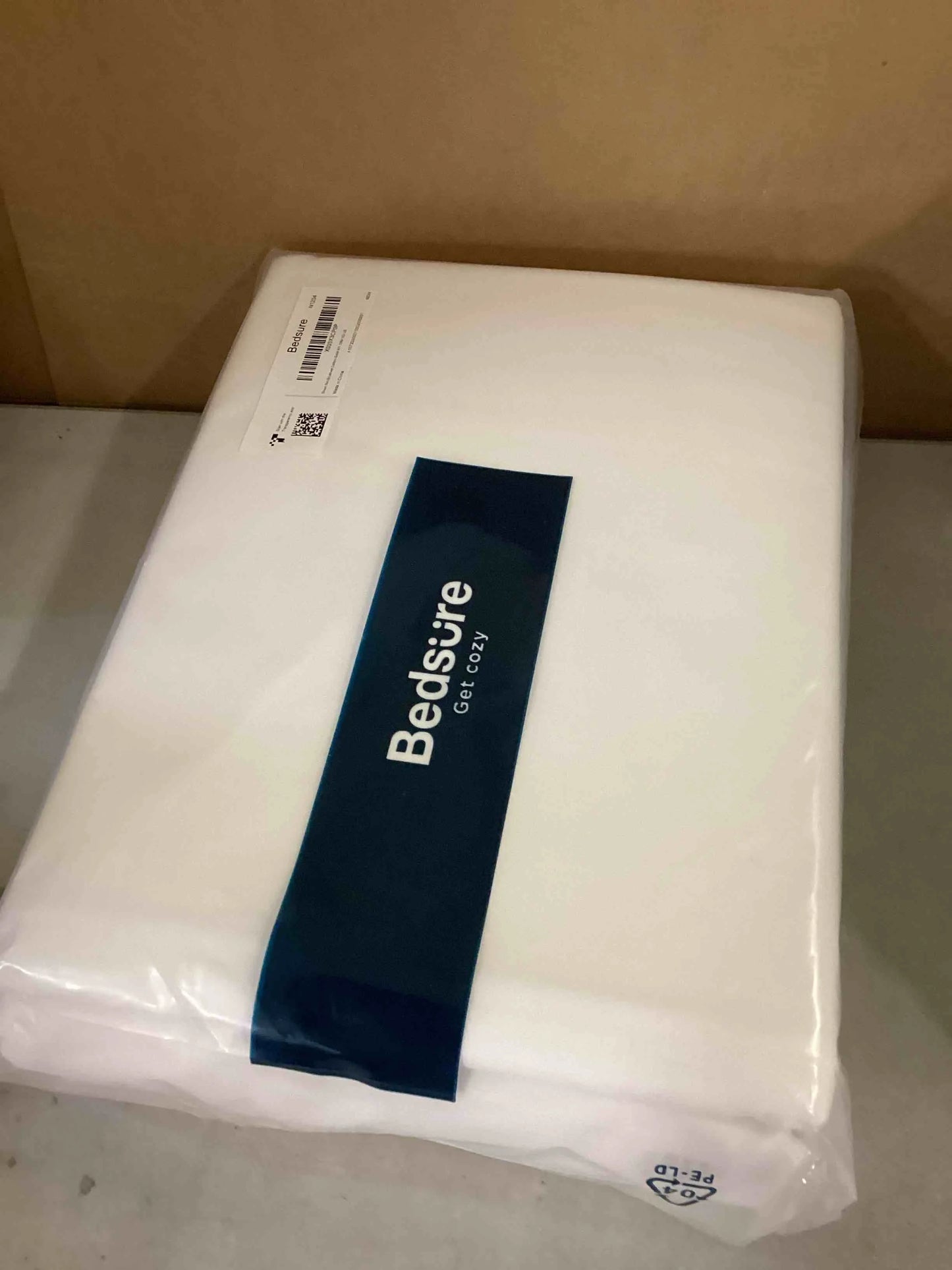White Cotton Bedsure 100% Cotton Sheets, King Size Sheets Set, Ultra Soft & Comfort Cotton King Sheet with Deep Pocket up to 16", 4 Piece Hotel Luxury Bedding Bedsheets for Women, Men, Kids & Teens - White White Solid King, Brand New condition - View 2