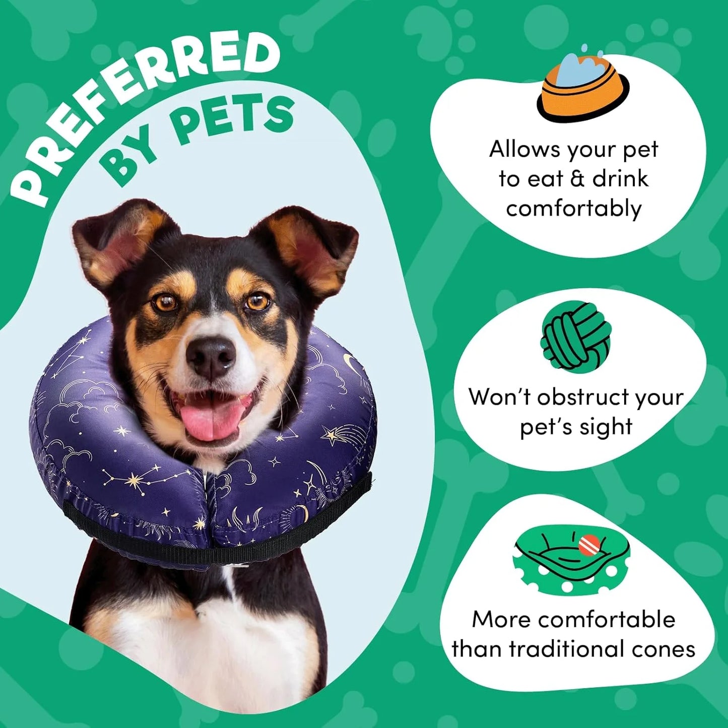 BENCMATE Protective Inflatable Collar for Dogs and Cats - View 7