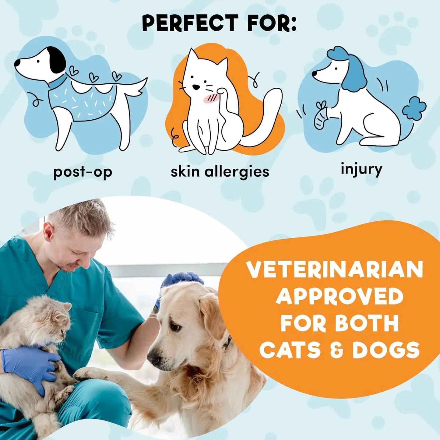 BENCMATE Protective Inflatable Collar for Dogs and Cats - View 8