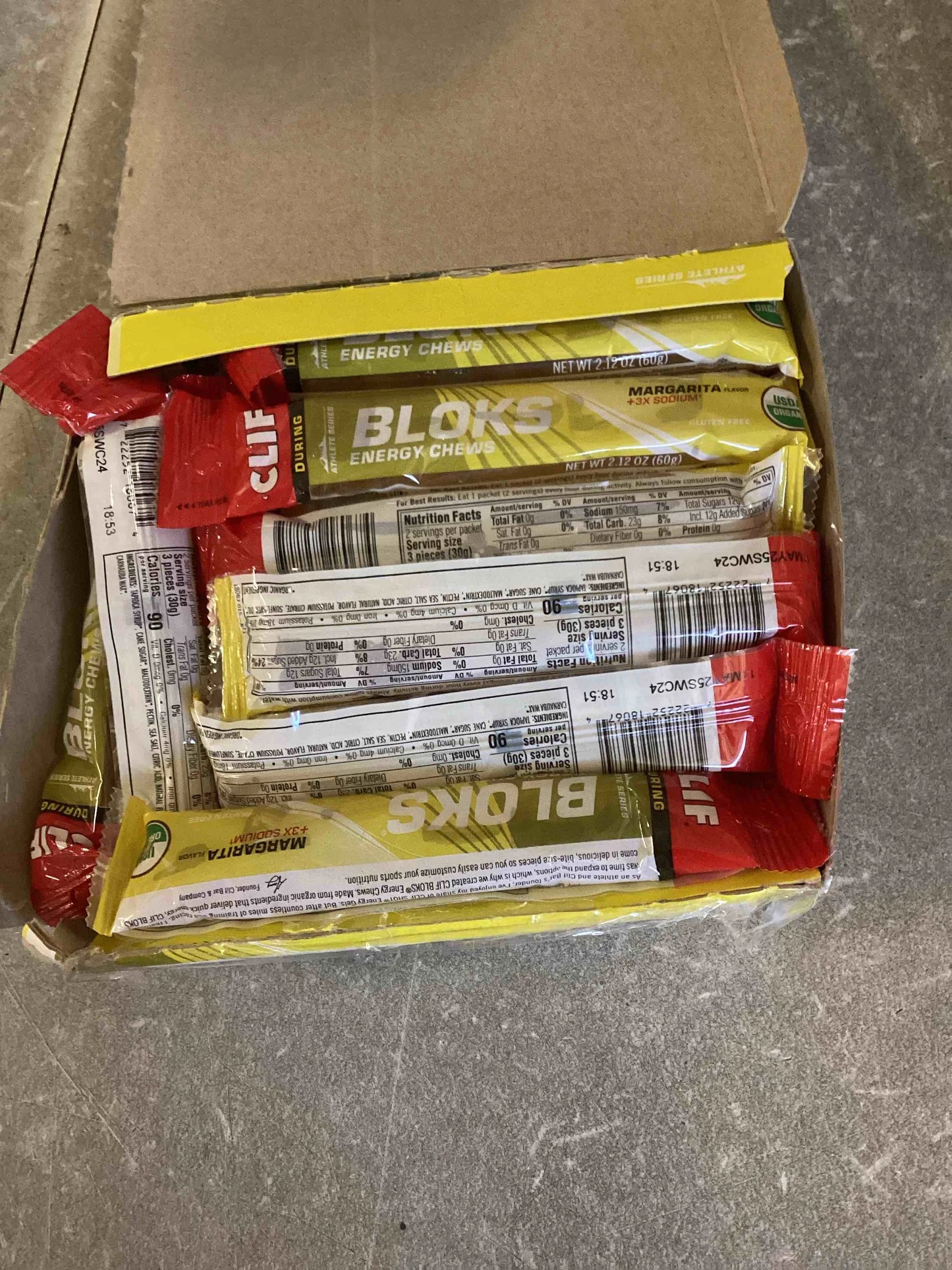 product Clif Shot Bloks, Margarita with Salt, Pack of 18, Brand New condition - View 2