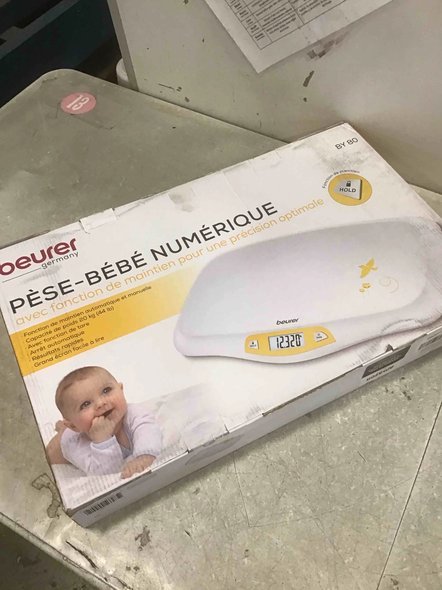 Beurer BY80 Digital Baby Scale - View 3