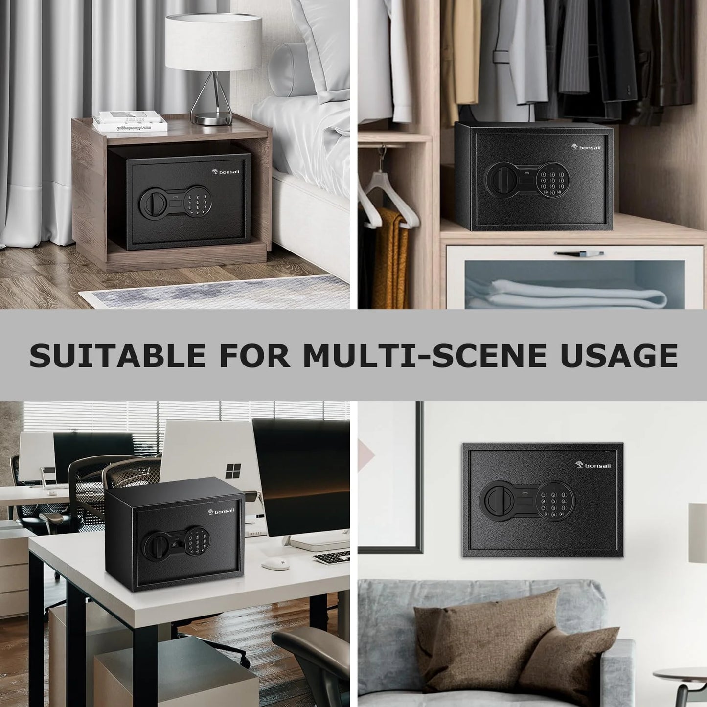 Bonsaii Safe with Electronic Keypad and Removable Shelf - View 10