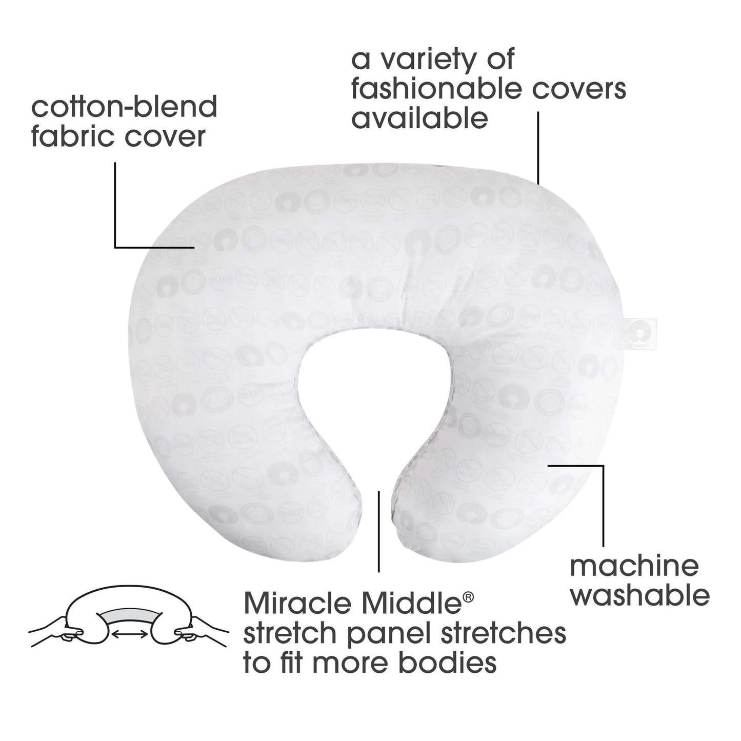 Boppy Bare Naked Original Nursing Pillow - View 4