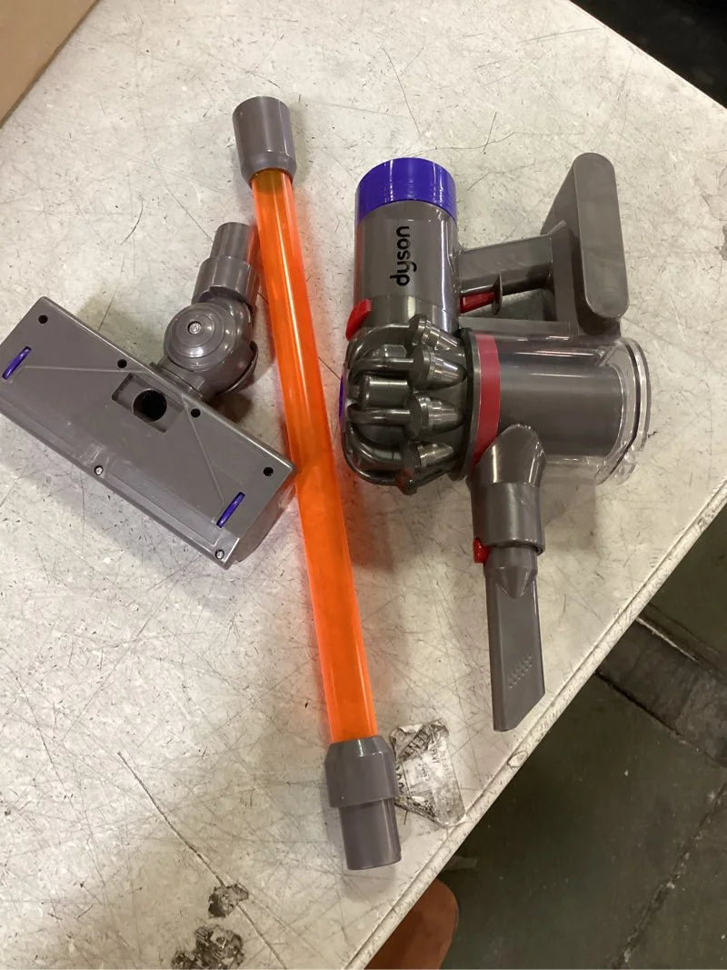 Purple, Orange Plastic Casdon Dyson Cordless Vacuum Interactive & Officially Licensed Toy Dyson Vacuum For Children Aged 3+ Realistic Role-Play Fun, Purple and Orange, As Is condition - View 2