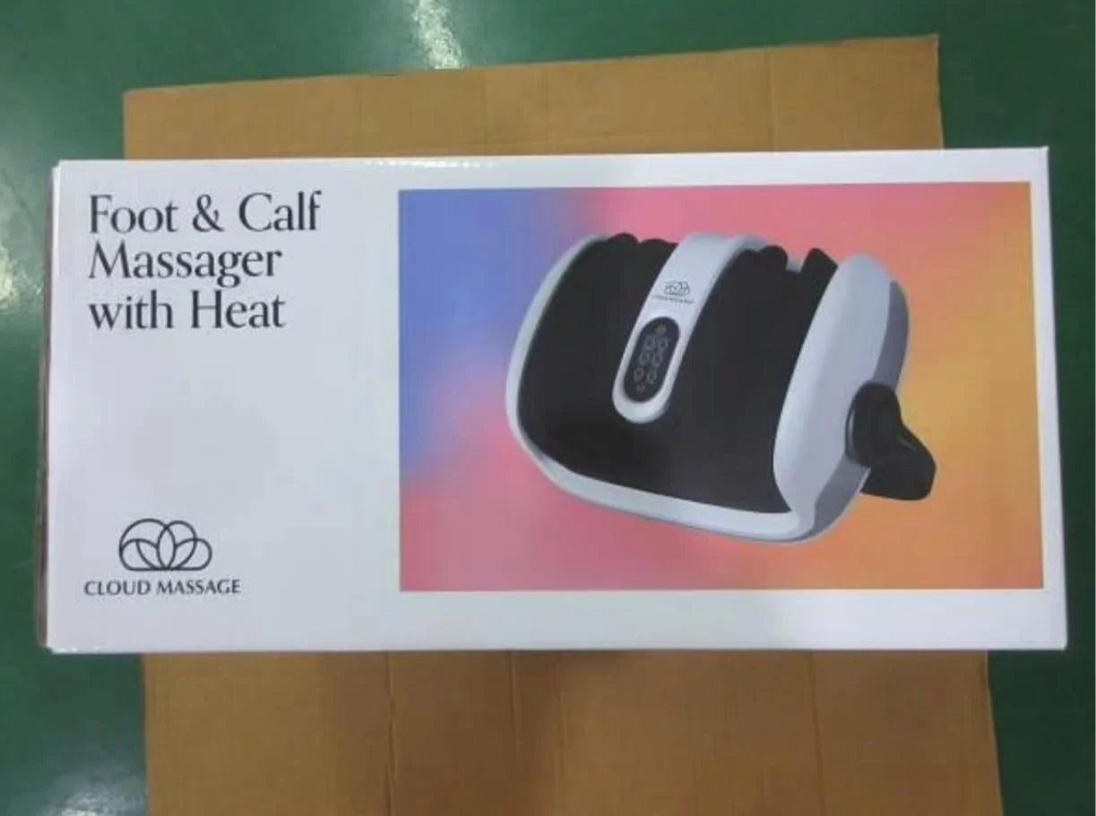 Various Plastic, Fabric Cloud Massage Shiatsu Foot Massager with Heat, Deep Kneading Therapy for Pain Relief, Circulation, Post-Activity Relaxation – Valentine Gift for Plantar Fasciitis, Neuropathy, and Arthritis Relief, Good Condition condition - View 11
