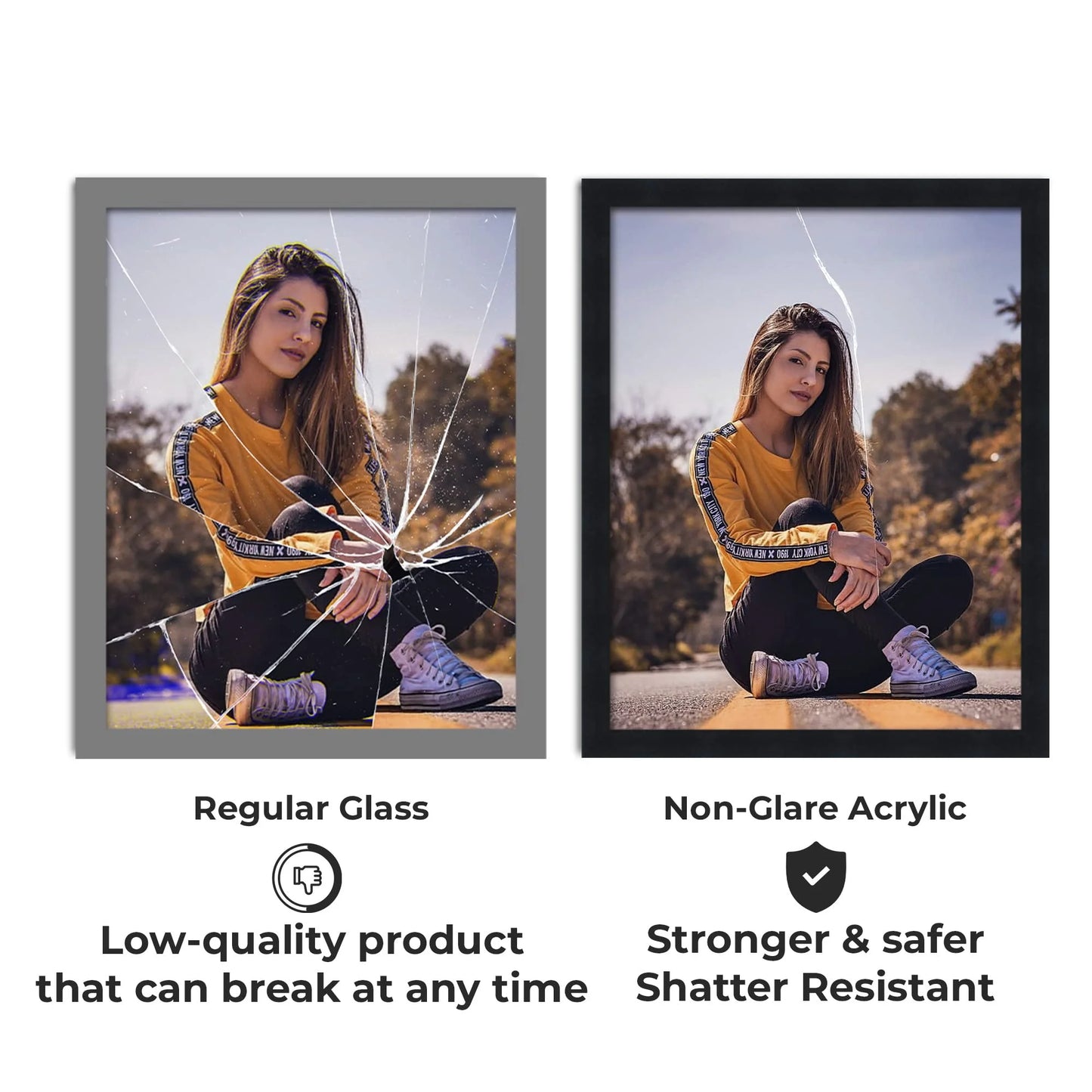 Clear Acrylic CountryArtHouse Non-Glare Acrylic Replacement for 16x20 Picture Frame, Brand New condition - View 6