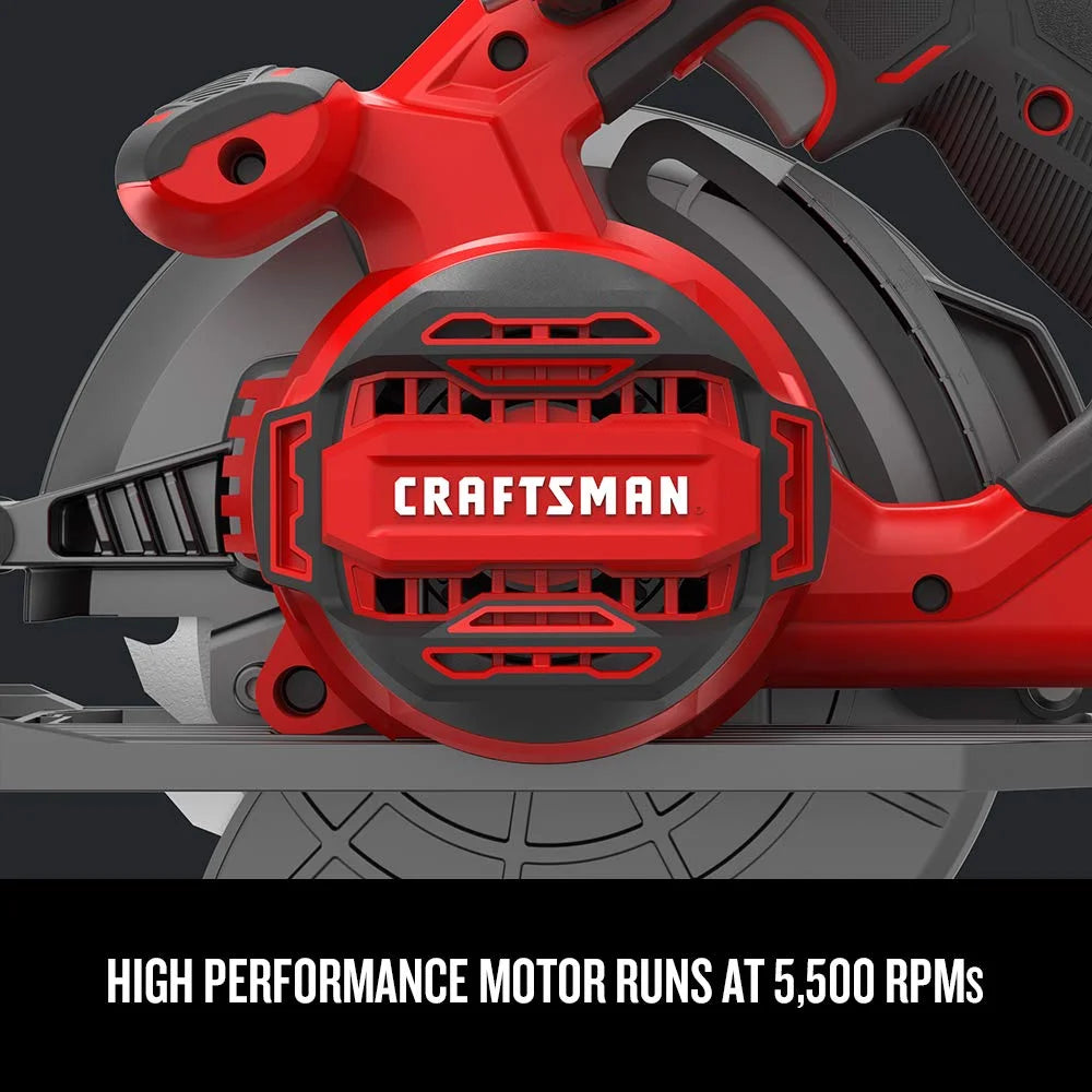 CRAFTSMAN Circular Saw, 7-1/4 inch, 15 Amp, Corded (CMES510) - View 5