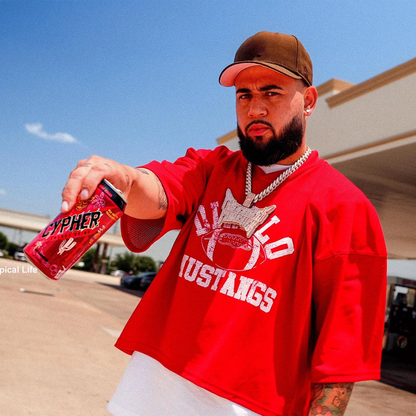 N/A N/A Cypher Tropical Life Zero Sugar Energy Drink - 3g Whey Protein, 0g Sugar, 260 mg Caffeine, Non-Carbonated, High-Performance, Sugar-Free Drink for Sustained Energy and Focus - 12-Pack, 16 oz Cans(BB 7/14/25), Brand New condition - View 10