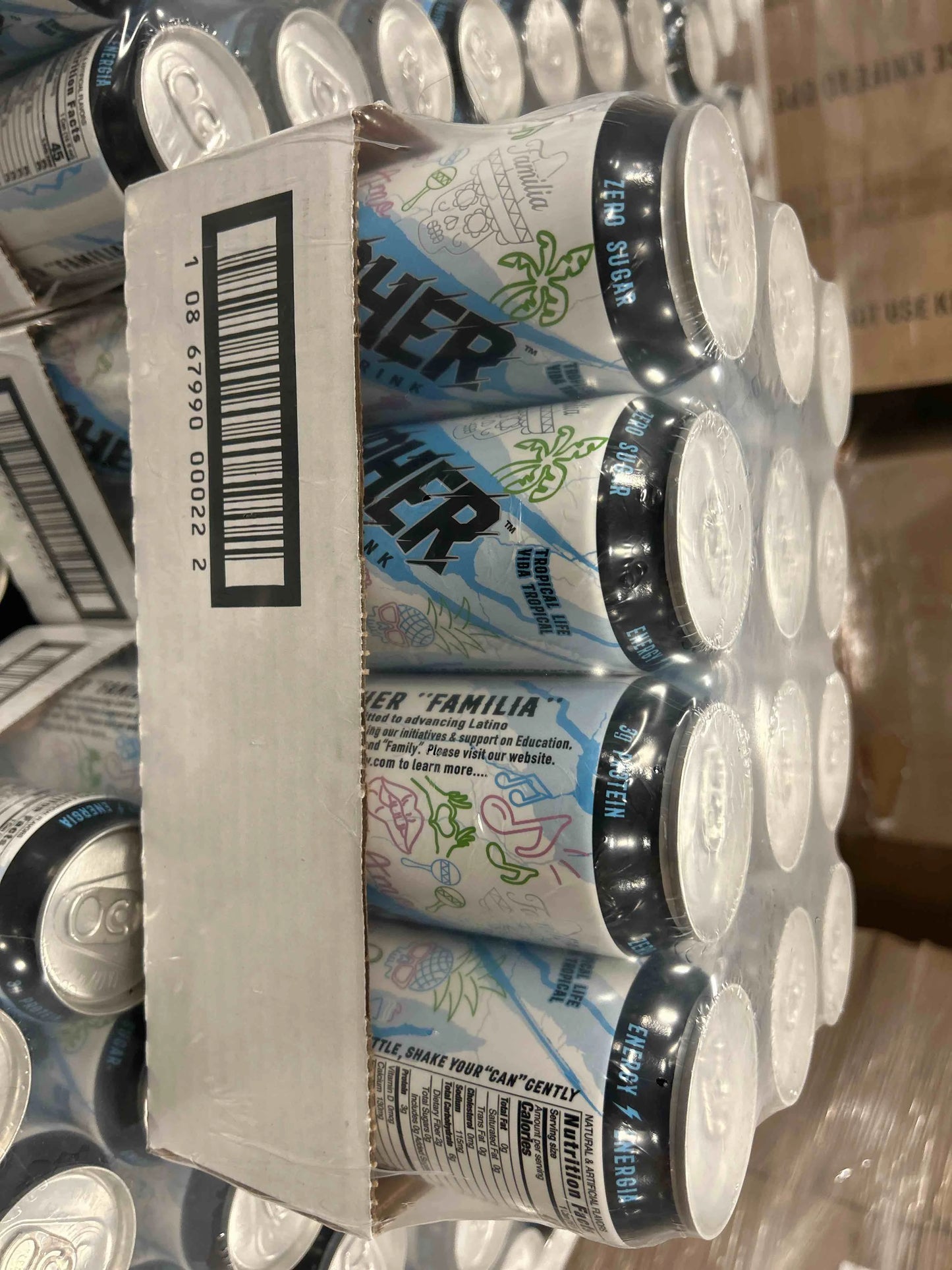 Cypher Tropical Life Zero Sugar Energy Drink - 12-Pack, 16 oz Cans - View 2
