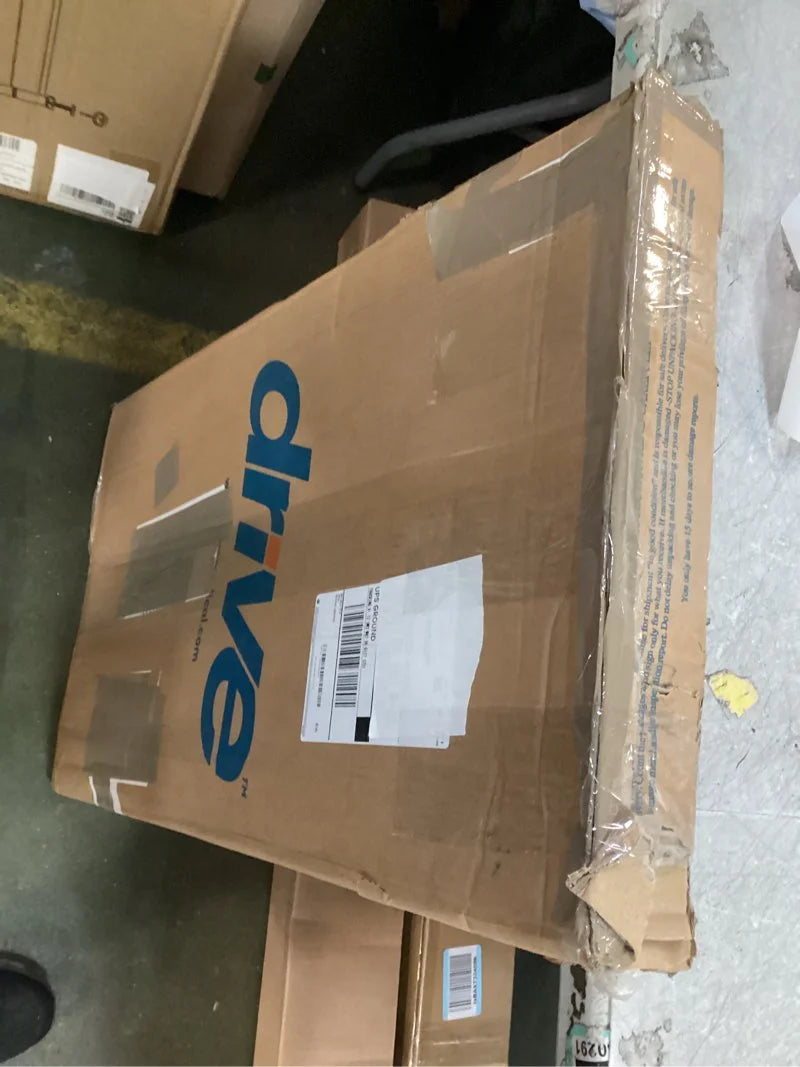 Drive Medical 13067 Non Tilt Top Overbed Table with Wheels and Secure Height Adjustment - View 3