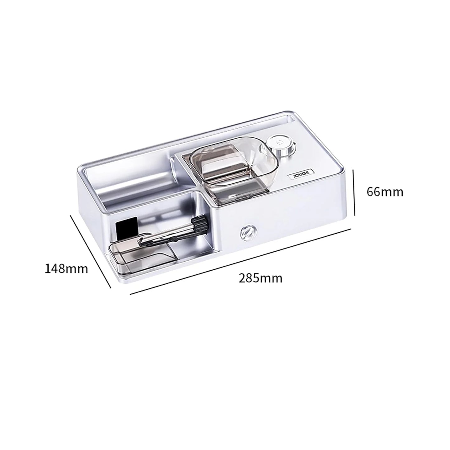 Silver Metal, Plastic Electric Cigarette Injector Machine Cigarette Rolling Machine Automatic Portable for Slim 100s/King/Regular Size Tubes (Silver), Good Condition condition - View 8