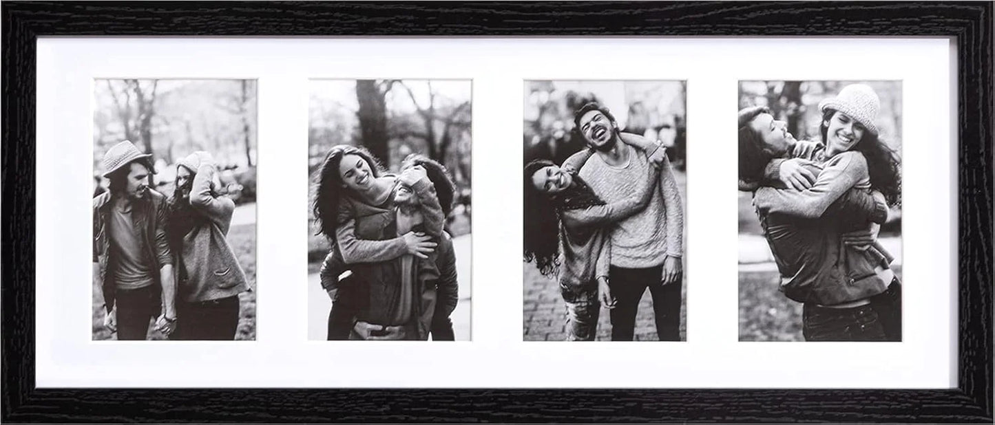 eletecpro 8x20 Collage Picture Frame - Black - View 1