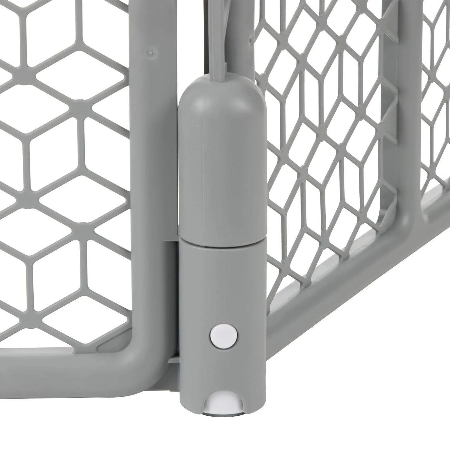 Cool Gray Plastic Evenflo Versatile Play Space Adjustable Play Area, Plastic, 8-Panel (Cool Gray), As Is condition - View 10