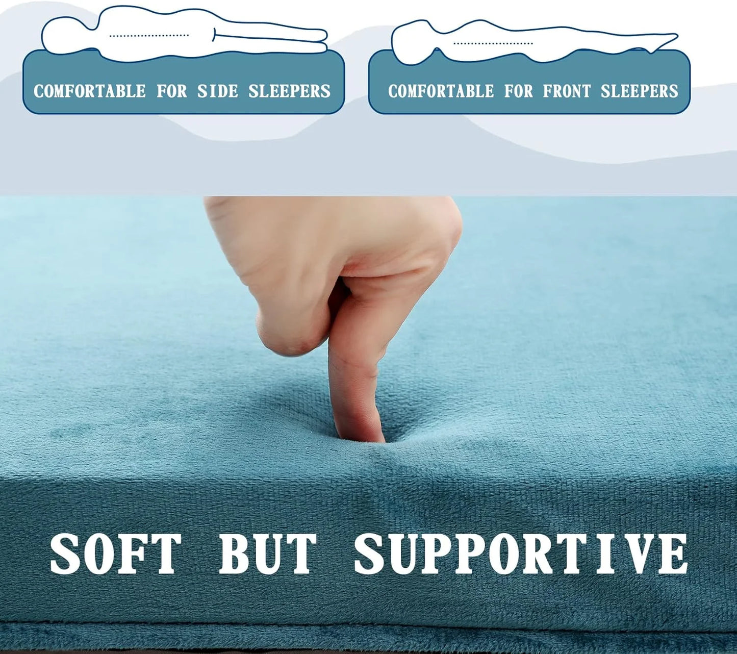 Assorted Foam Foam Camping Mattress - Roll Up Sleeping Mat for Cot, Foam Sleeping Pad for Camping with Cover for Kids, Adults, Portable Camping Mat, Camping Pad for Bed, Car, Good Condition condition - View 6