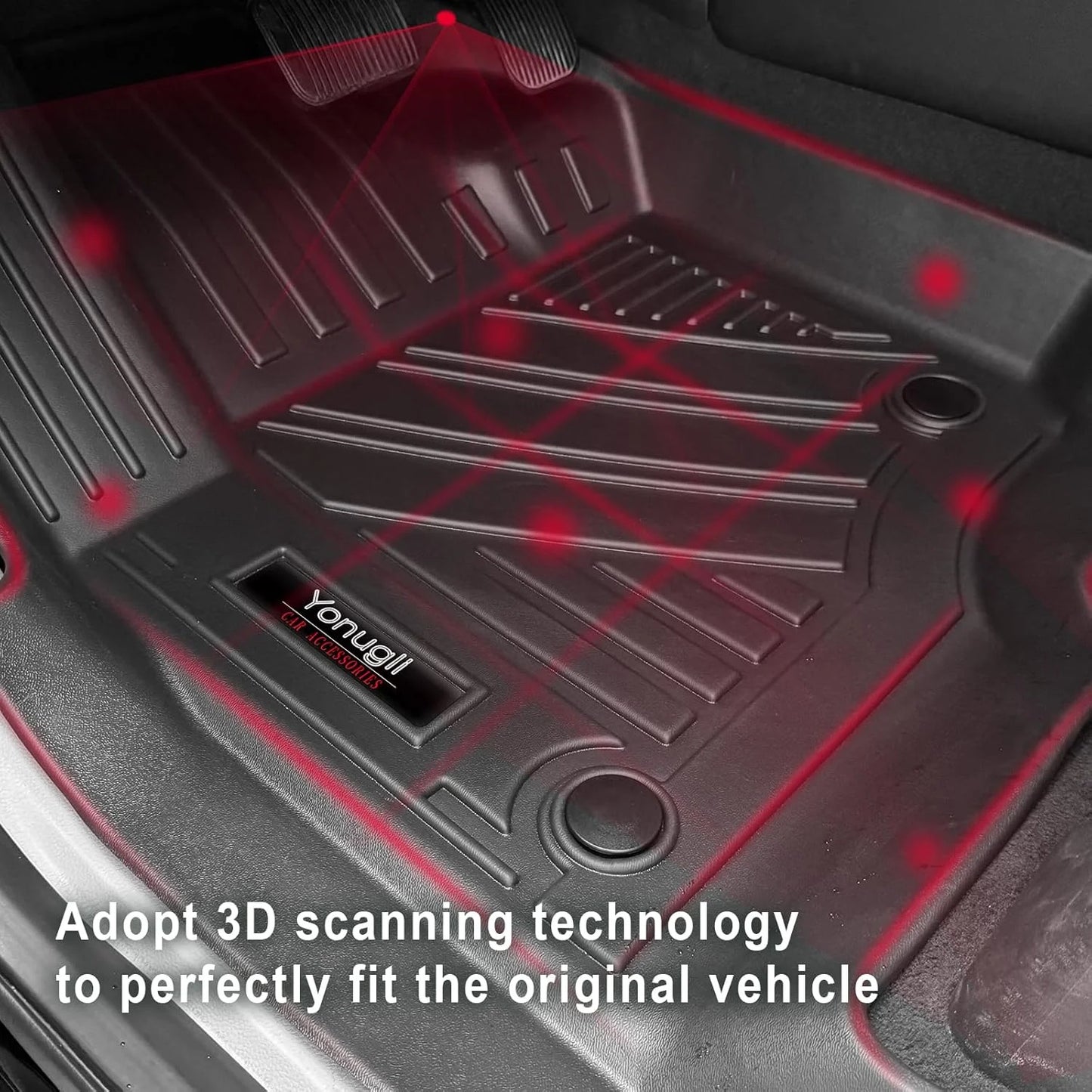 2018-2025 Ford Expedition/Lincoln Navigator 7 Seater Floor Mats - View 3
