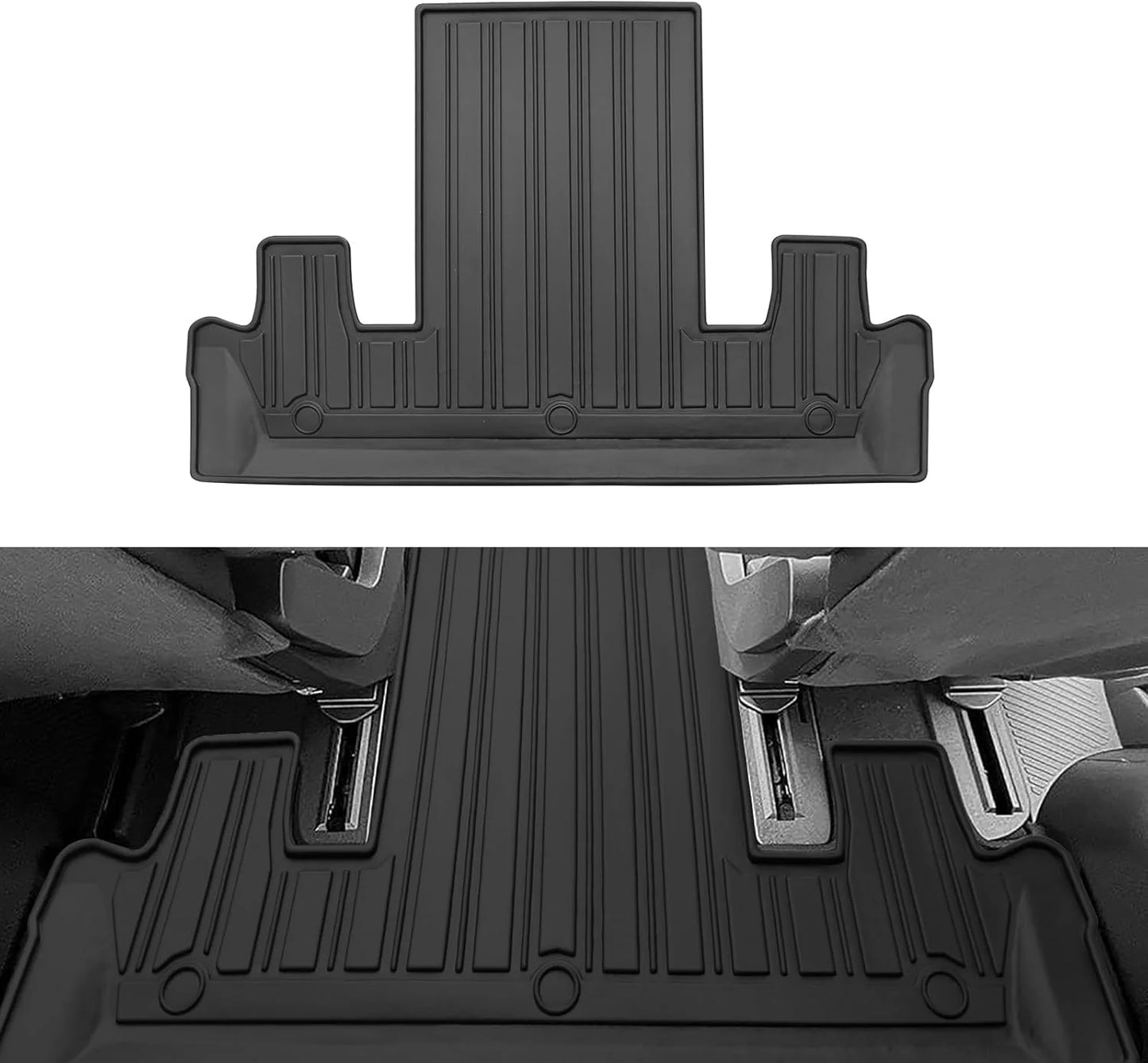 product All Weather TPE 2018-2024 2025 Ford Expedition/Lincoln Navigator 7 Seater Floor Mats 3 Row Trunk Cargo Liners Backrest Mat Full Set All Weather TPE Protection Mat Accessories, Good Condition condition - View 5