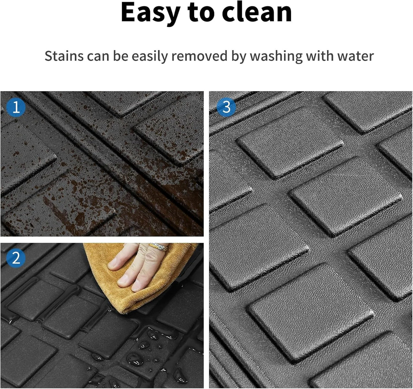 2018-2025 Ford Expedition/Lincoln Navigator 7 Seater Floor Mats - View 8