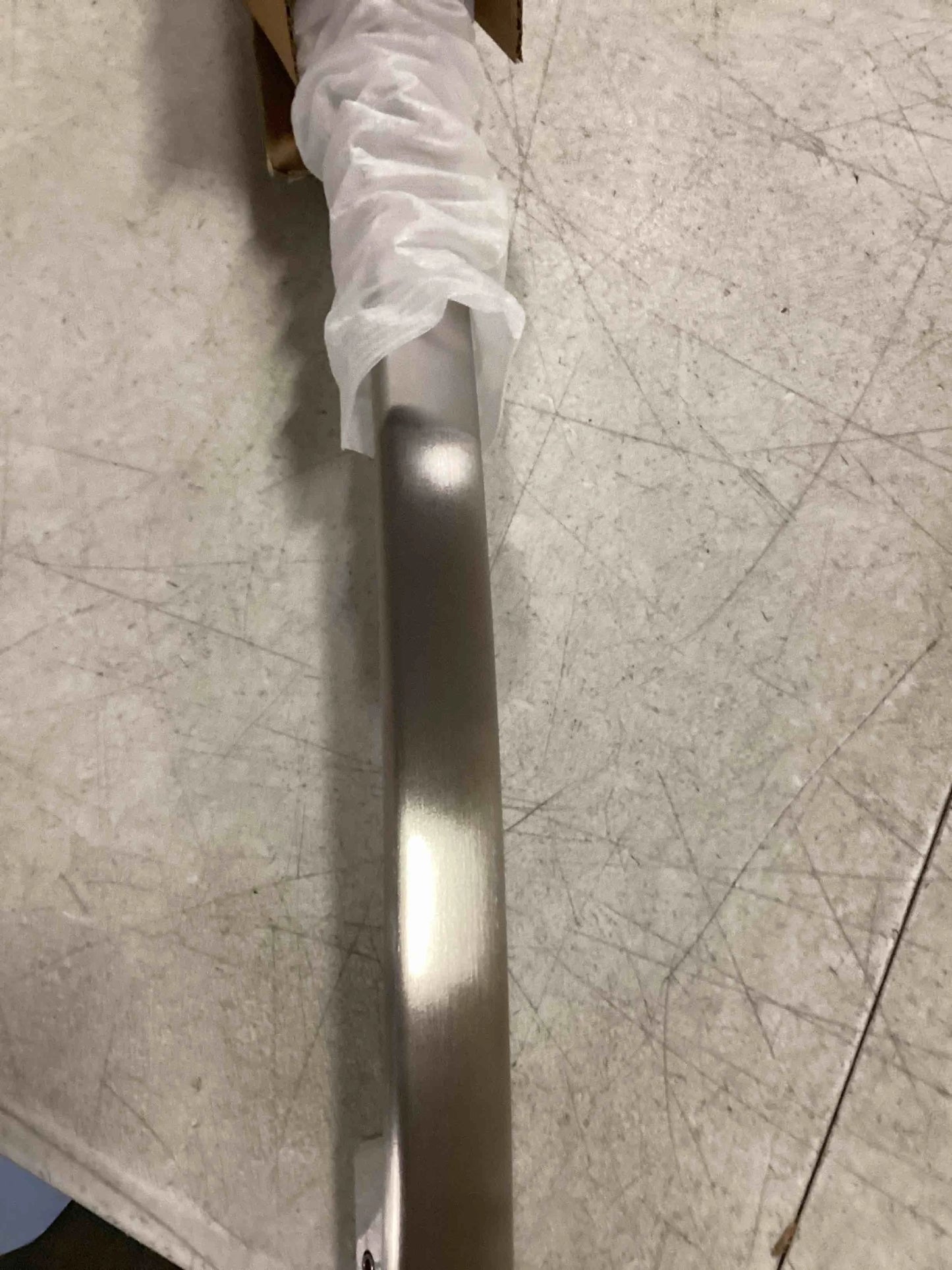 White Plastic GE Appliances WR12X23646 Refrigerator Arc Handle, Good Condition condition - View 2