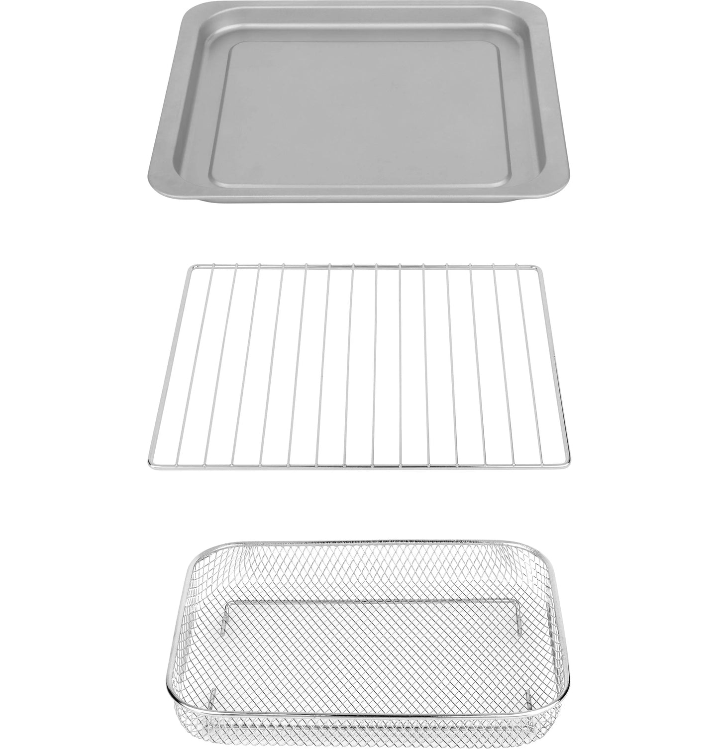 GE Mechanical Air Fryer Toaster Oven + Accessory Set | Stainless Steel - View 8