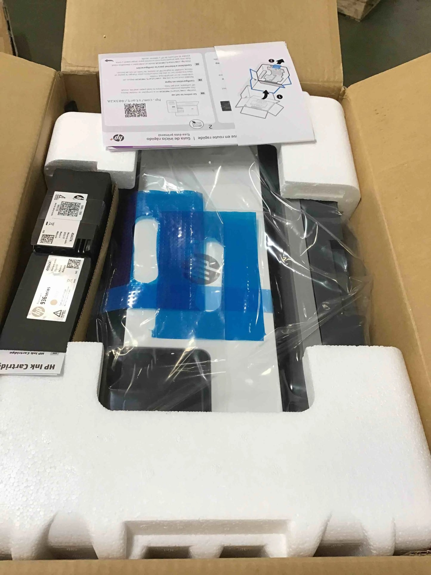 Black Plastic, Metal HP OfficeJet Pro 9128e All-in-One Printer, 403X2A, Good Condition condition - View 2