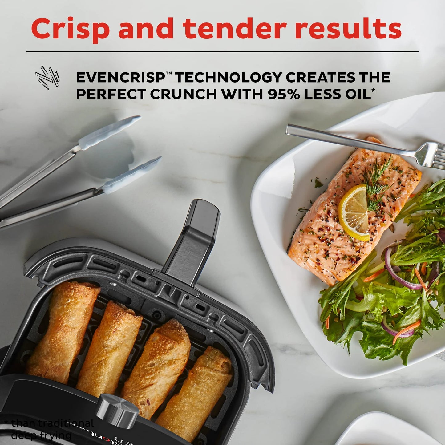 Stainless Steel Stainless Steel Instant Vortex Plus 4QT Air Fryer, Custom Program Options, 6-in-1 Functions Crisps, Broils, Roasts, Dehydrates, Bakes, Reheats, 100+ In-App Recipes, from the Makers of Instant Pot, Stainless Steel, Good Condition condition - View 7