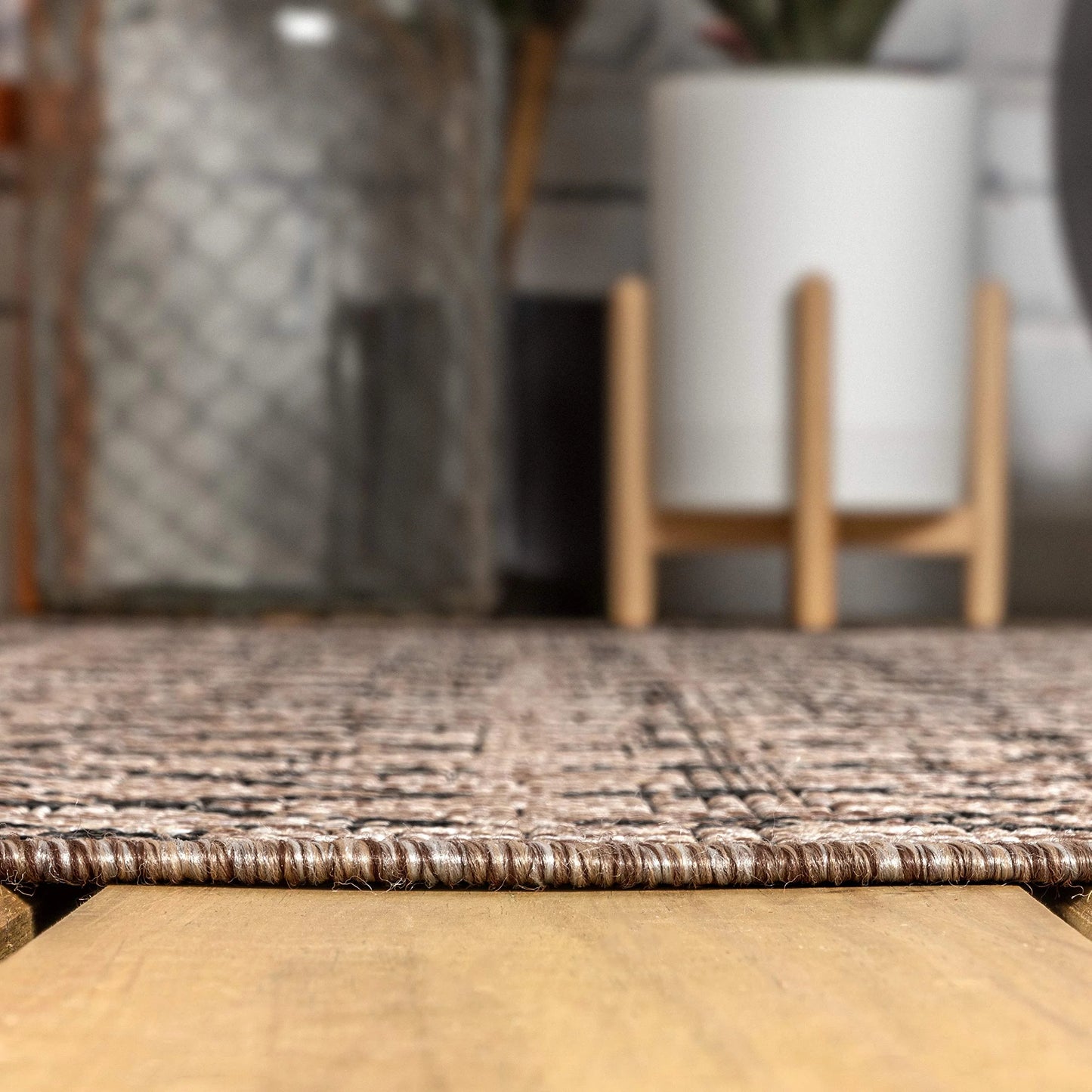 JONATHAN Y Ourika Moroccan Geometric Textured Weave Area Rug - 2 X 8 - View 13