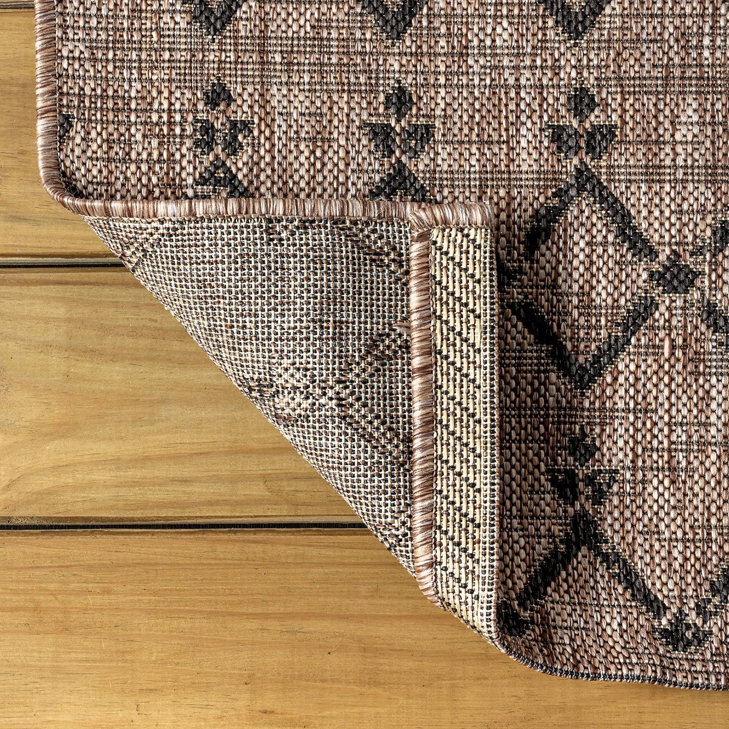 JONATHAN Y Ourika Moroccan Geometric Textured Weave Area Rug - 2 X 8 - View 9