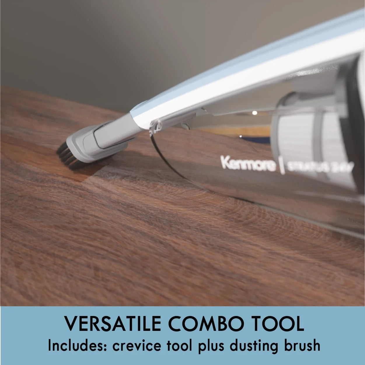 Kenmore DS1020 16V Cordless Stick Vacuum - Gray-Blue - View 8