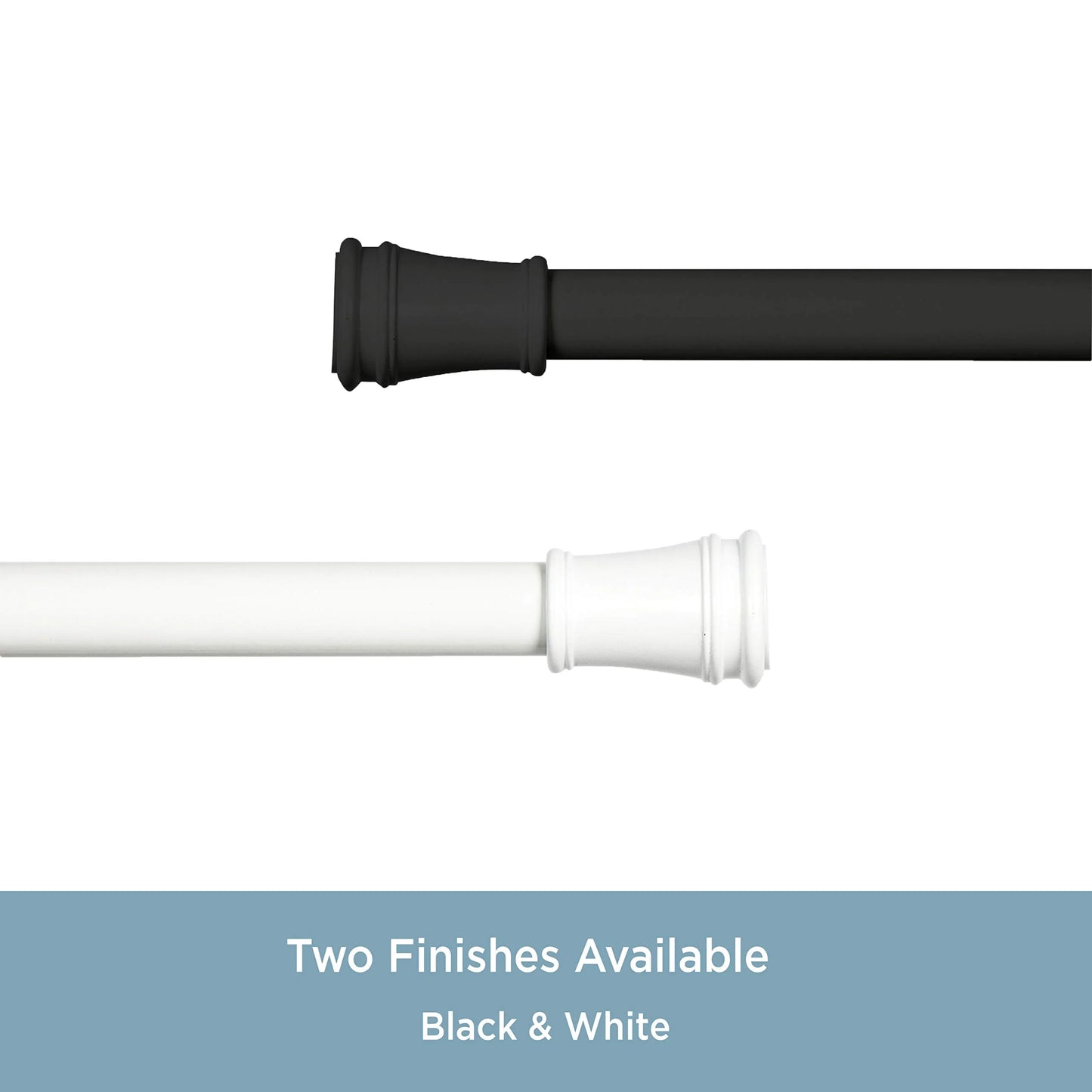 Kenney KN723 Rogers Twist & Fit Tension Curtain Rod - View 7