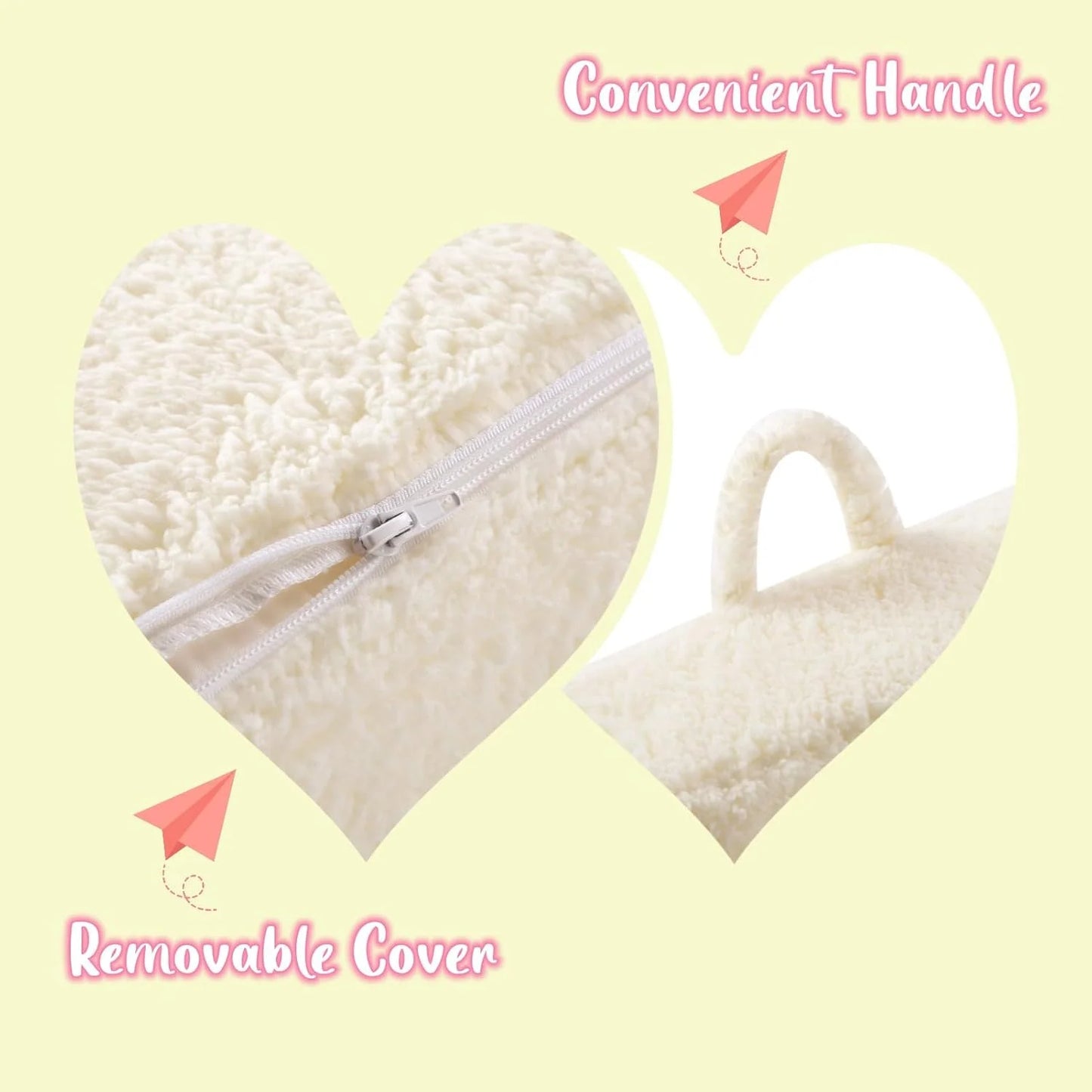 Cream Foam, Sherpa Kids Snuggly-Soft Sherpa Chair, Cuddly Toddler Foam Chair for Boys and Girls, Cream, Brand New condition - View 9