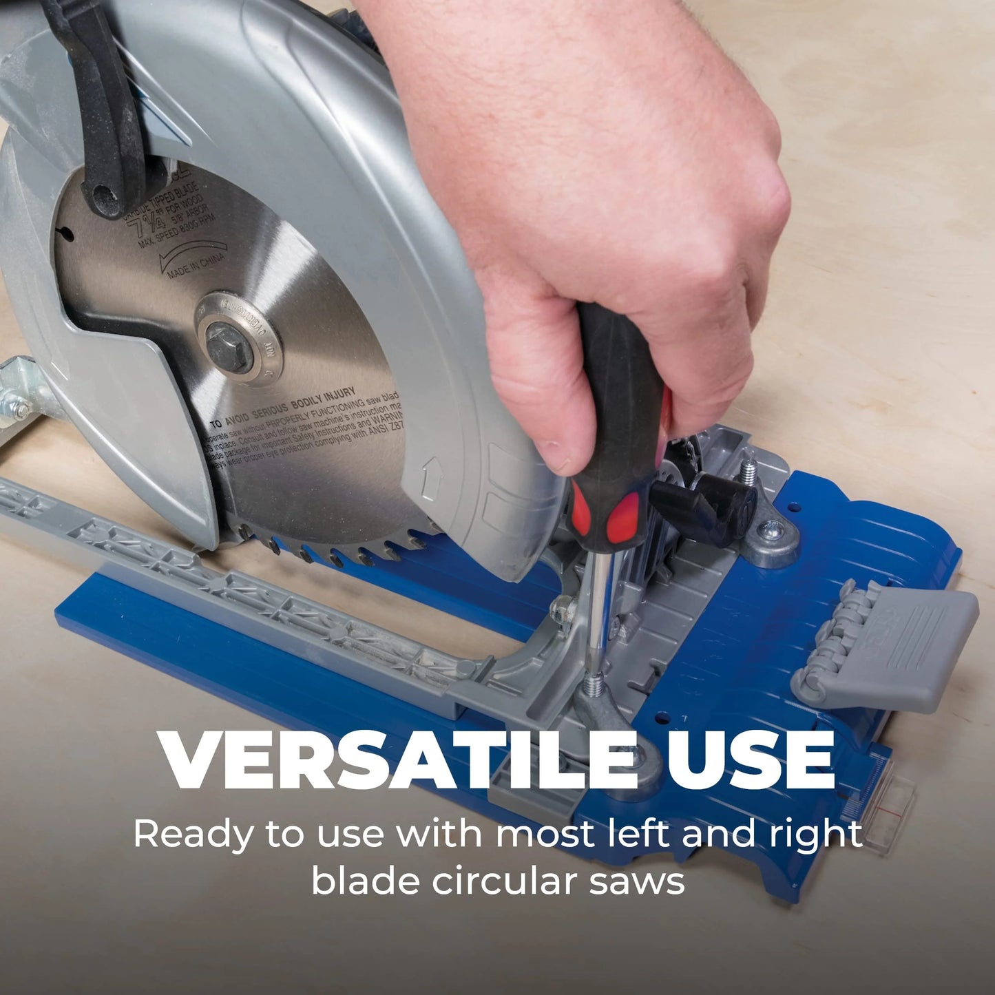 Black and silver Plastic, Aluminum Kreg KMA2685 Rip-Cut Circular Saw Guide - Track Guide & Guide Rail - Cutting Tool - Saw Guide for Circular Saw - Holiday Home Improvement Gifts for Him, As Is condition - View 11