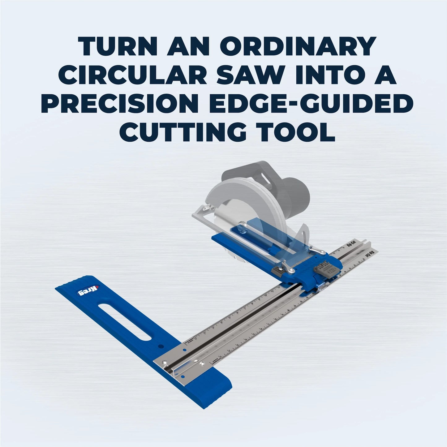 Black and silver Plastic, Aluminum Kreg KMA2685 Rip-Cut Circular Saw Guide - Track Guide & Guide Rail - Cutting Tool - Saw Guide for Circular Saw - Holiday Home Improvement Gifts for Him, As Is condition - View 13