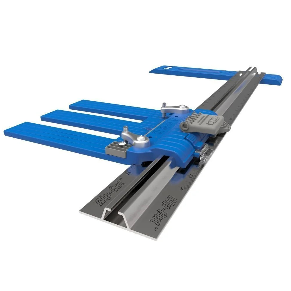 Black and silver Plastic, Aluminum Kreg KMA2685 Rip-Cut Circular Saw Guide - Track Guide & Guide Rail - Cutting Tool - Saw Guide for Circular Saw - Holiday Home Improvement Gifts for Him, As Is condition - View 6