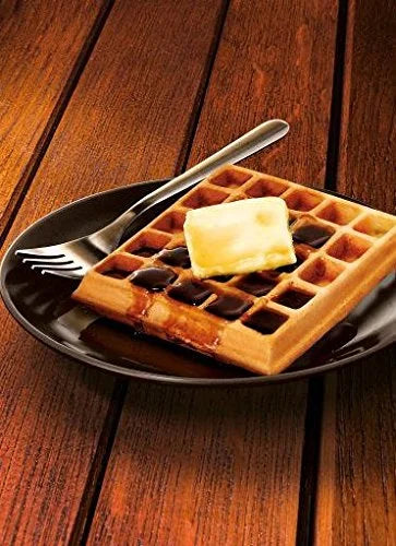 Silver and Black Stainless Steel Krups Waffle Maker, Stainless Steel, 4 Slices, 1200 Watts Square, 5 Browning Levels, Removable Plates, Dishwasher Safe, Belgian Waffle Silver and Black, As Is condition - View 9
